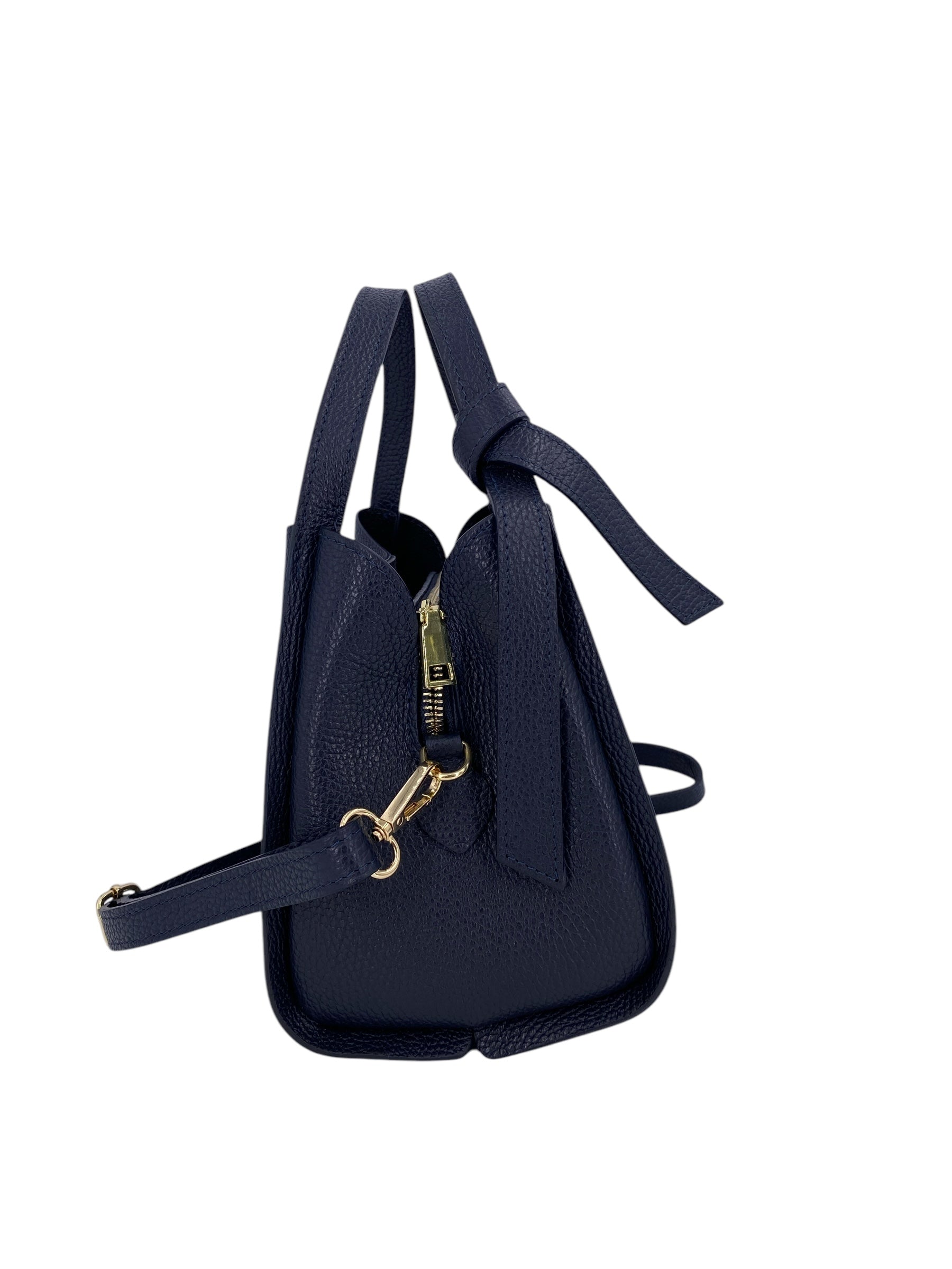 Colette – Women's handbag and shoulder bag in genuine Italian leather with double rigid handles
