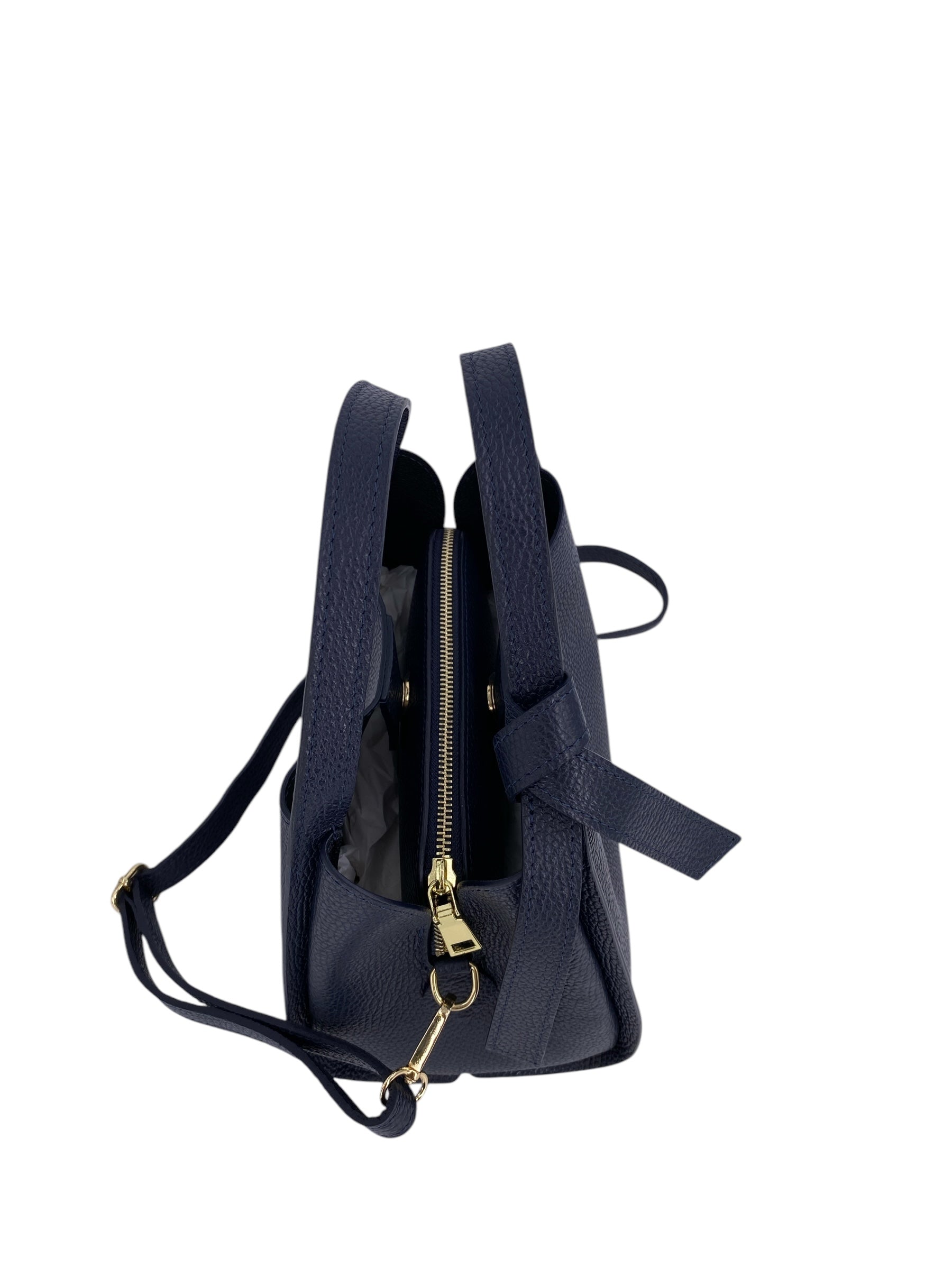 Colette – Women's handbag and shoulder bag in genuine Italian leather with double rigid handles