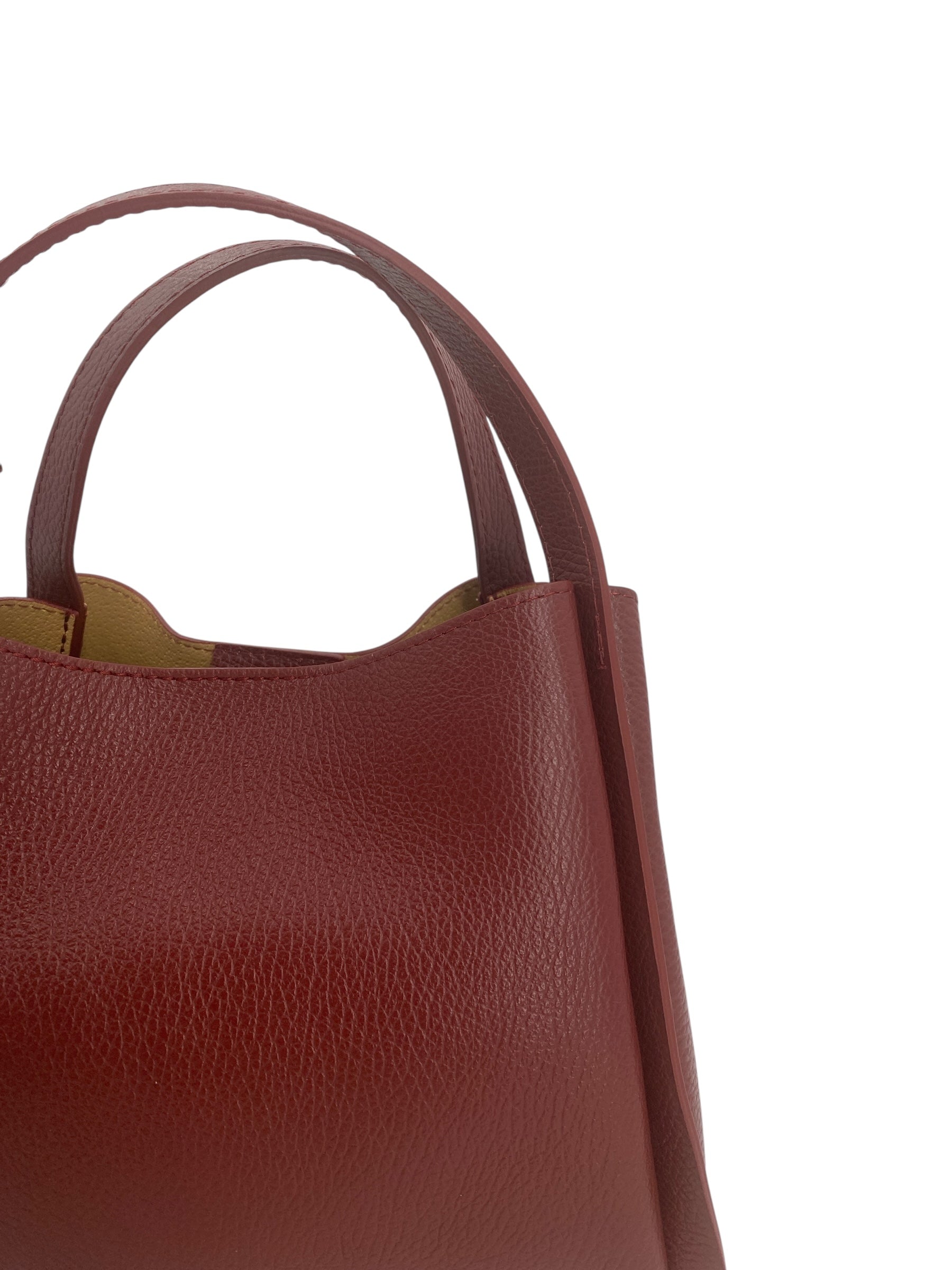 Colette – Women's handbag and shoulder bag in genuine Italian leather with double rigid handles