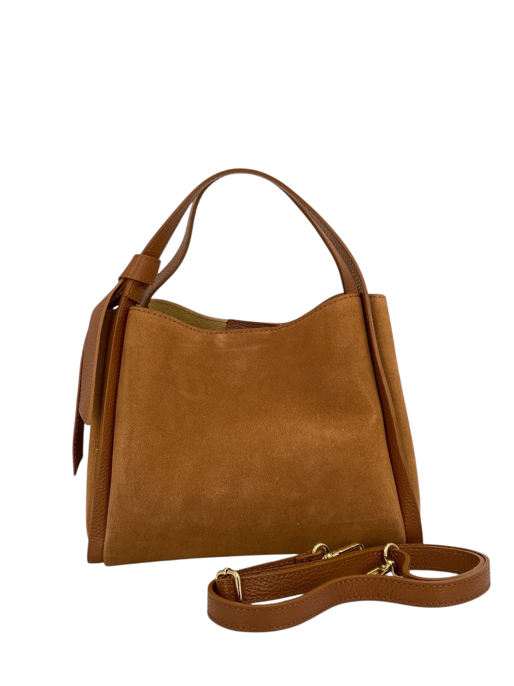 Colette – Women's handbag and shoulder bag in genuine Italian leather with double rigid handles