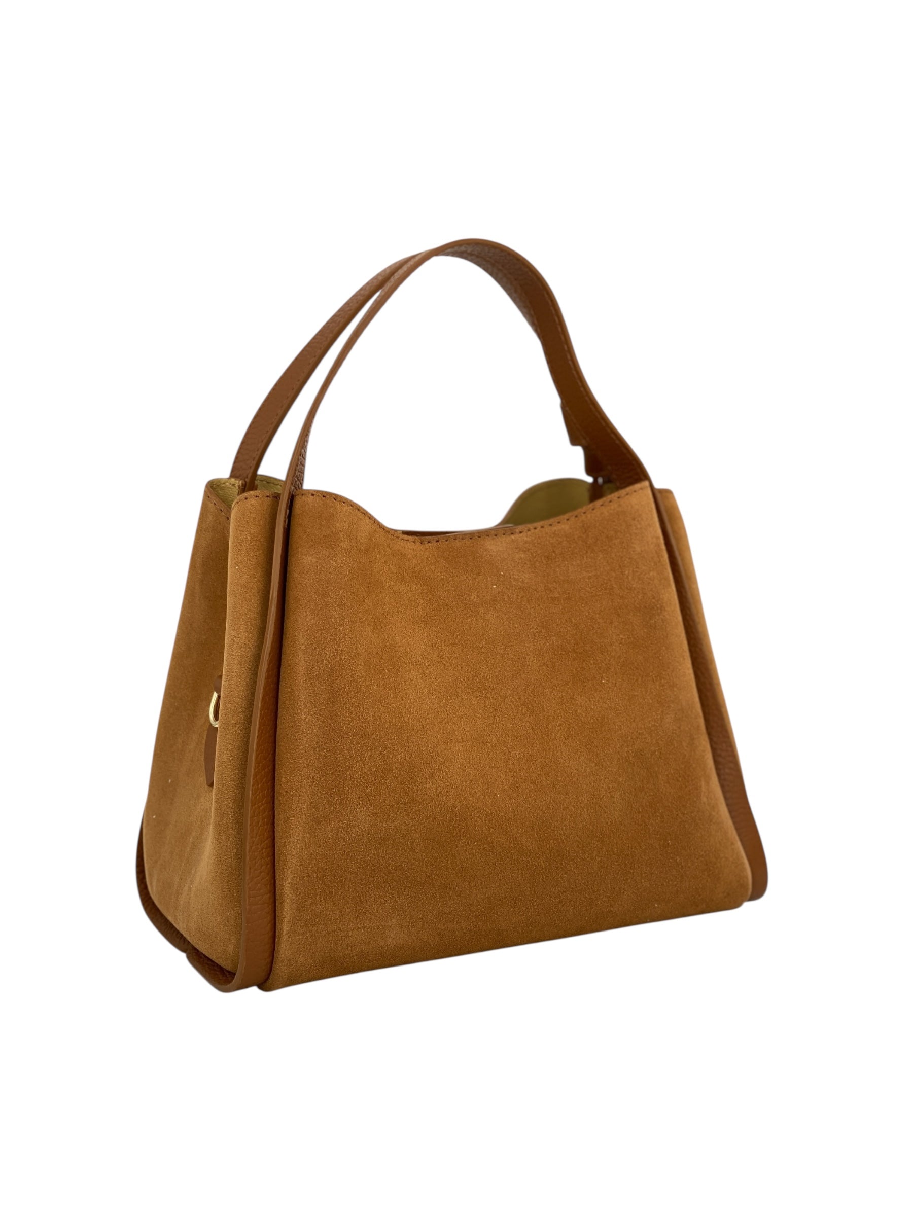 Colette – Women's handbag and shoulder bag in genuine Italian leather with double rigid handles