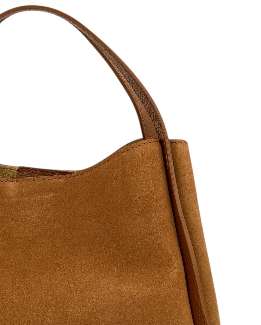 Colette – Women's handbag and shoulder bag in genuine Italian leather with double rigid handles