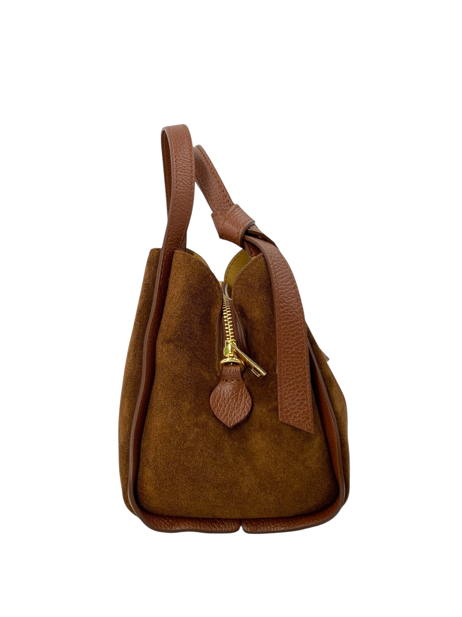 Colette – Women's handbag and shoulder bag in genuine Italian leather with double rigid handles