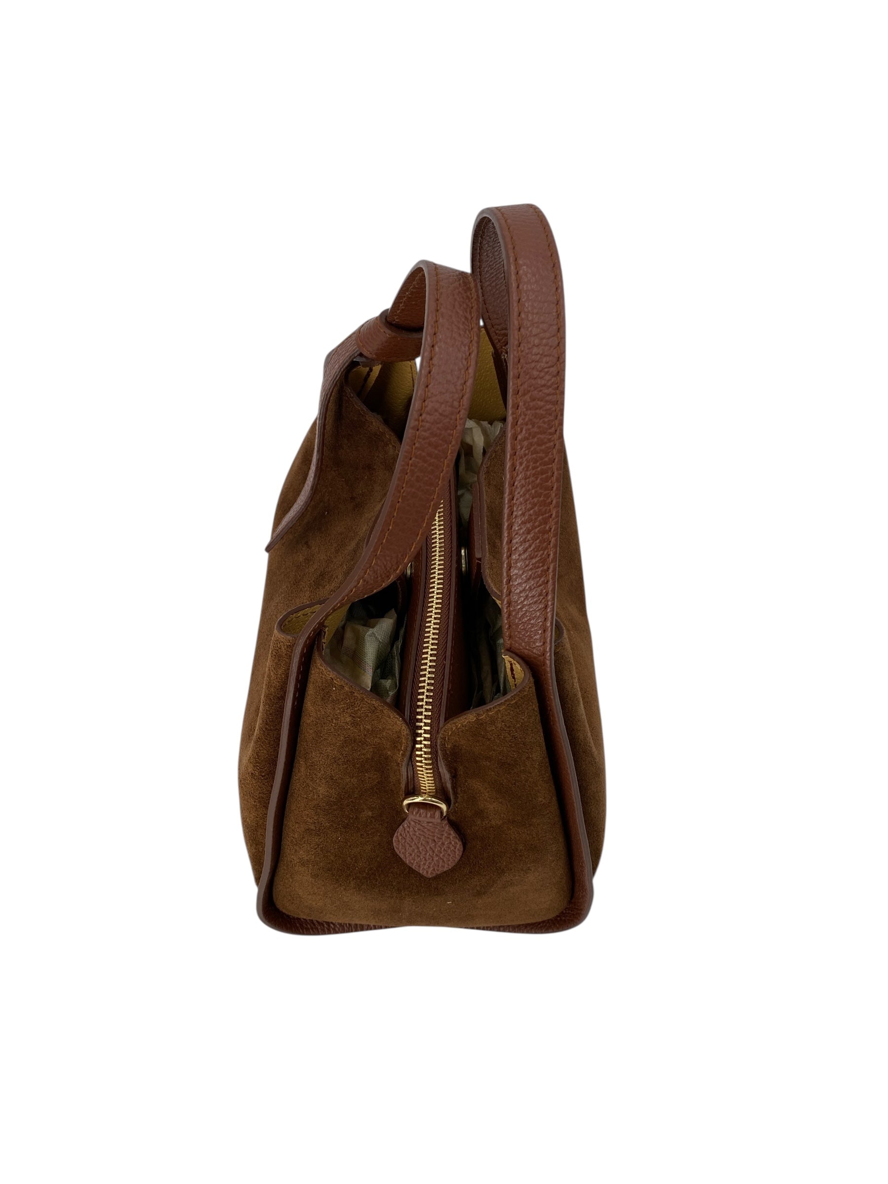 Colette – Women's handbag and shoulder bag in genuine Italian leather with double rigid handles