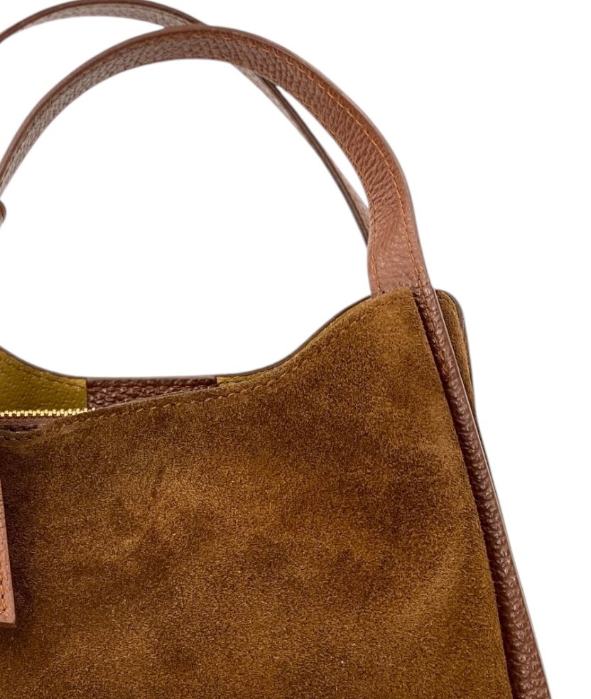 Colette – Women's handbag and shoulder bag in genuine Italian leather with double rigid handles