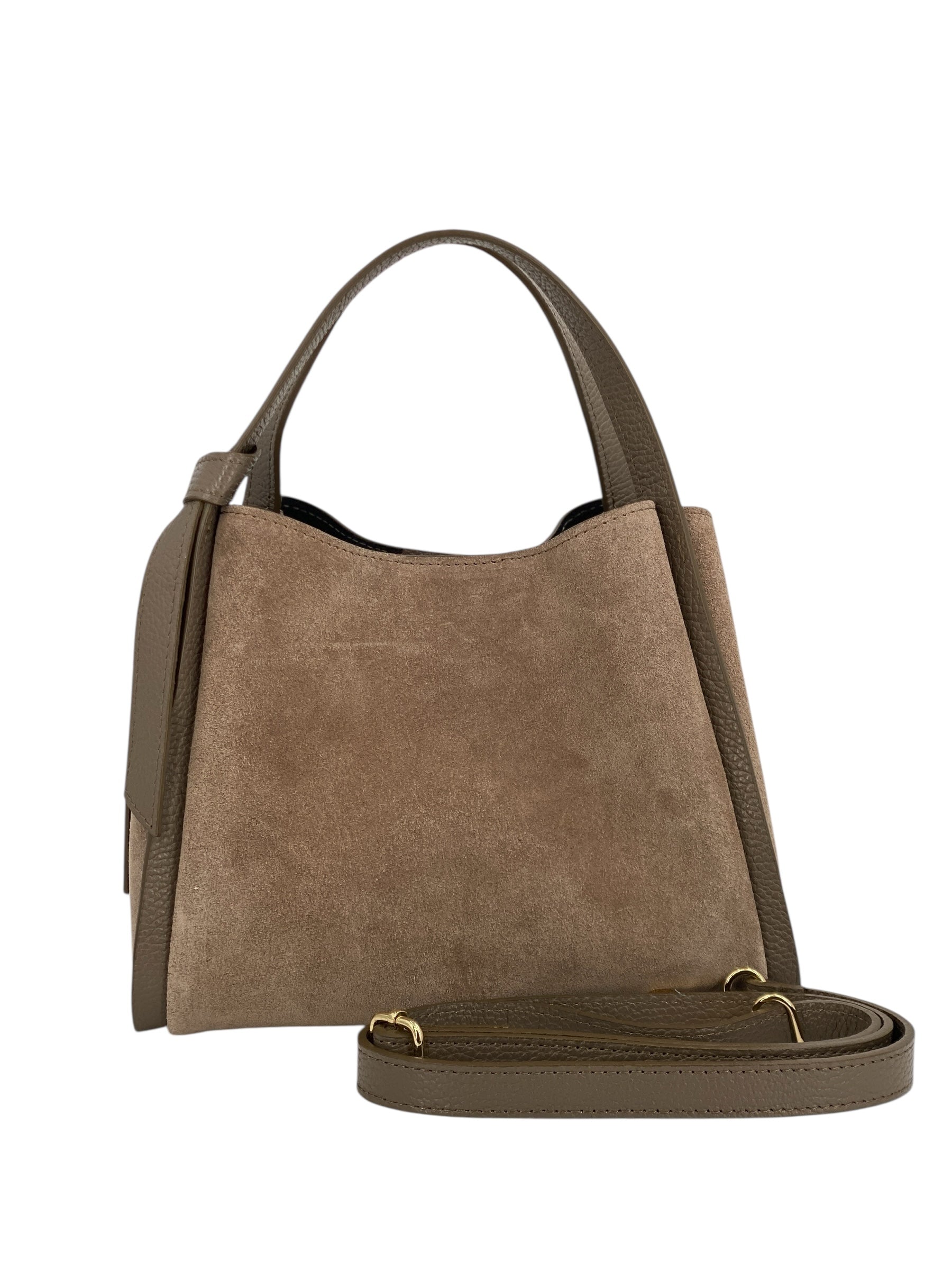 Colette – Women's handbag and shoulder bag in genuine Italian leather with double rigid handles