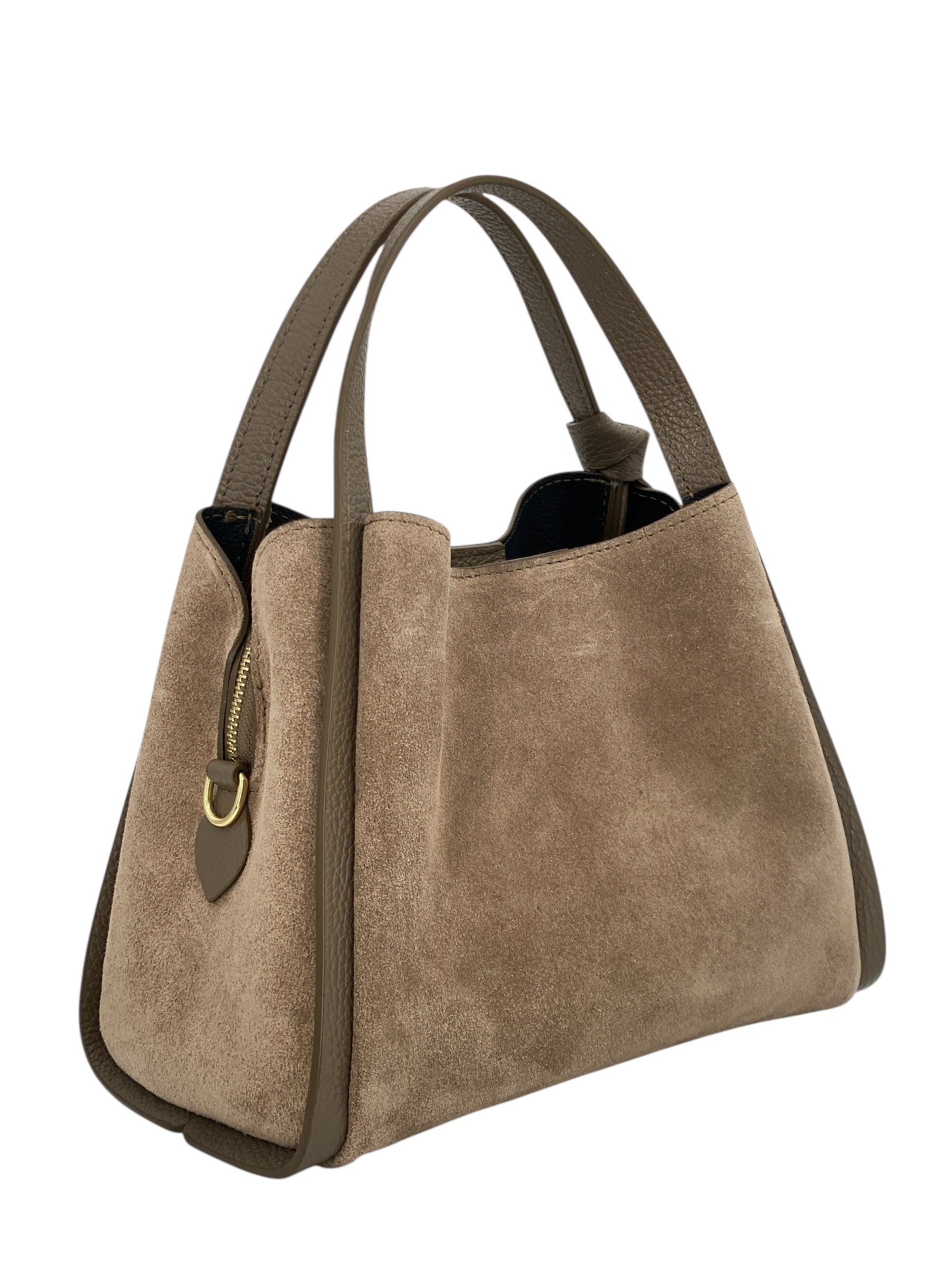 Colette – Women's handbag and shoulder bag in genuine Italian leather with double rigid handles