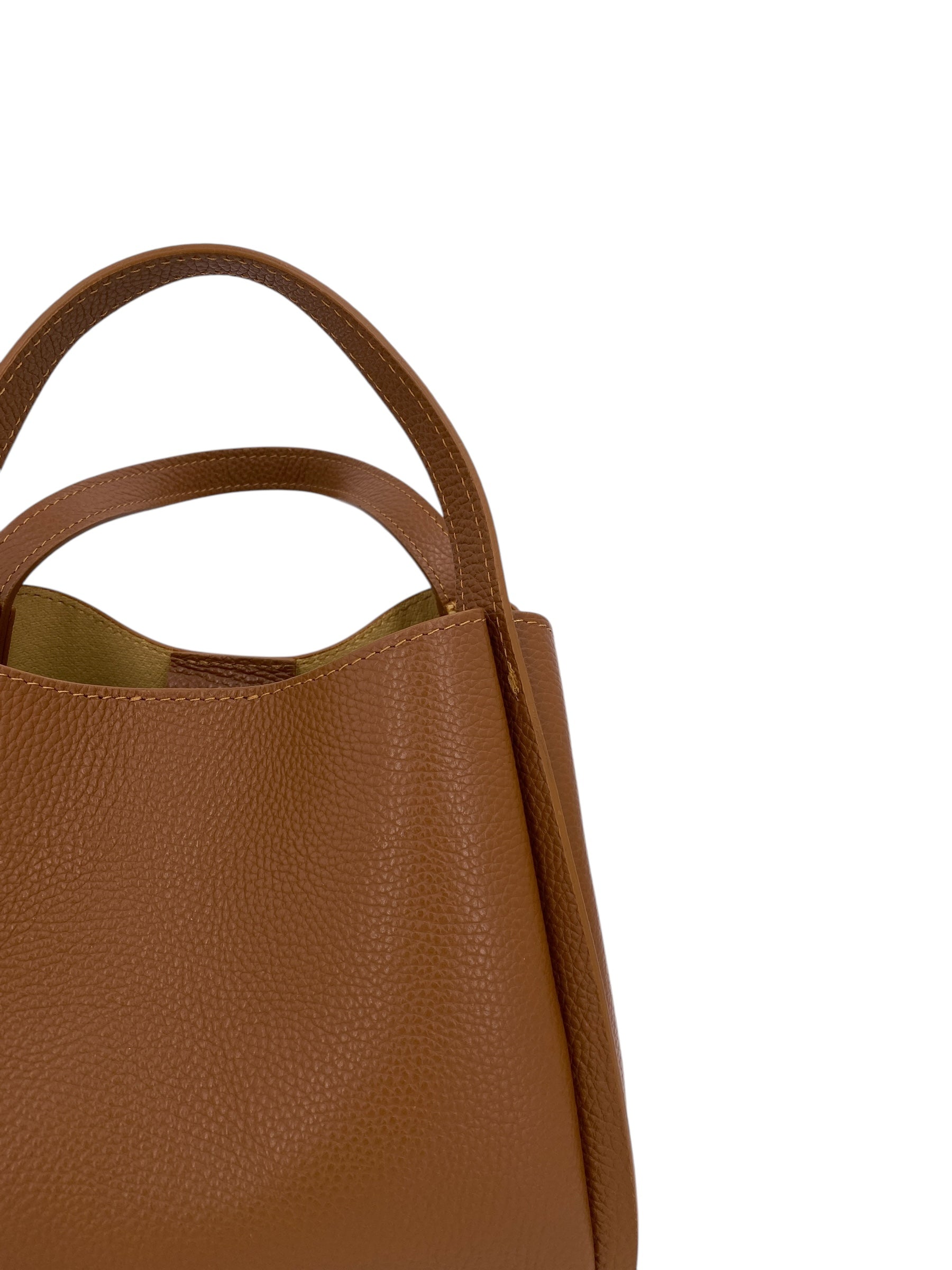 Colette – Women's handbag and shoulder bag in genuine Italian leather with double rigid handles