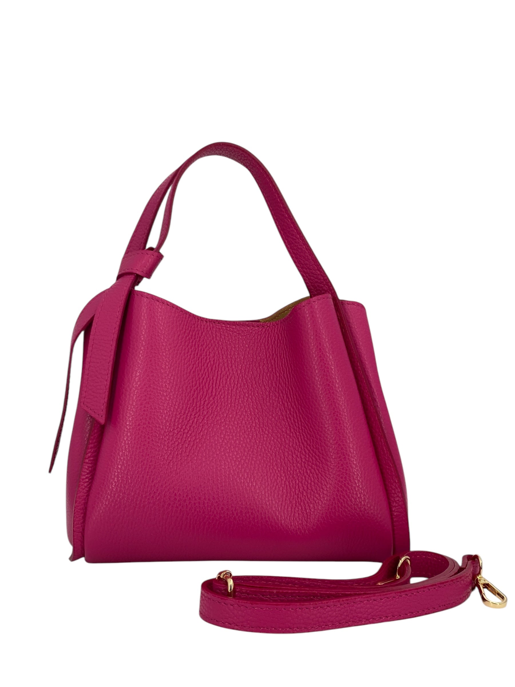 Colette – Women's handbag and shoulder bag in genuine Italian leather with double rigid handles