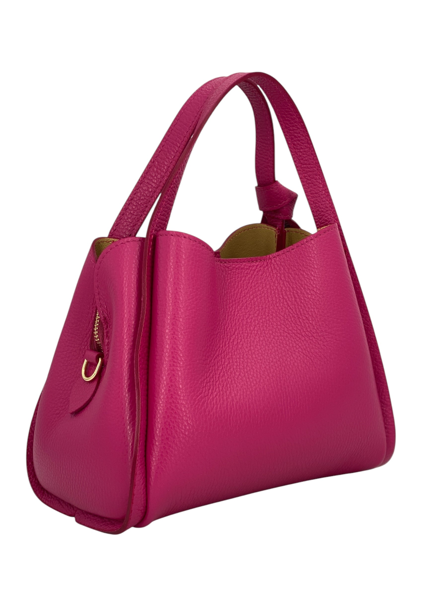 Colette – Women's handbag and shoulder bag in genuine Italian leather with double rigid handles