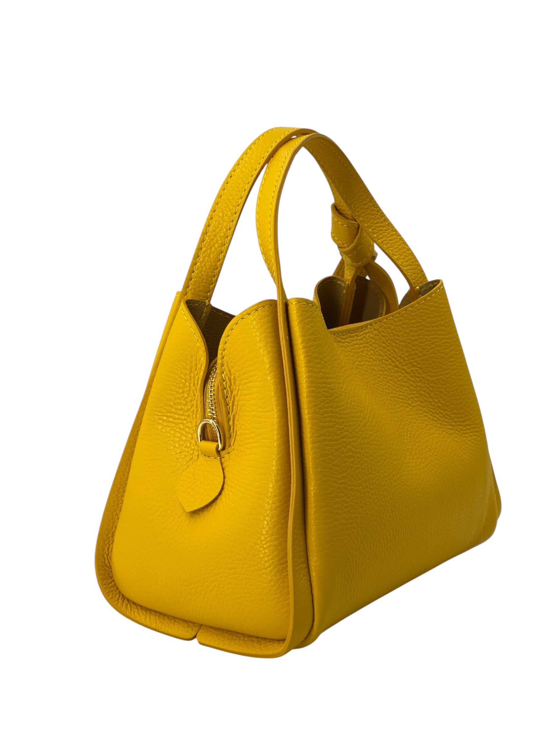 Colette – Women's handbag and shoulder bag in genuine Italian leather with double rigid handles