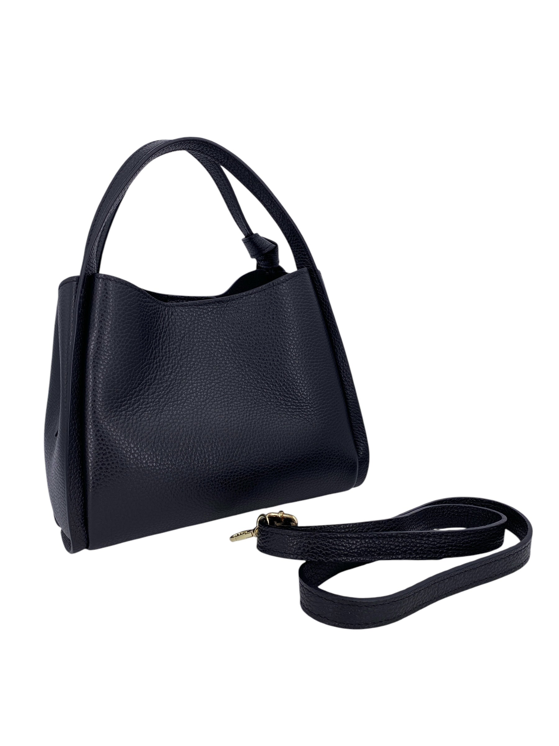 Colette – Women's handbag and shoulder bag in genuine Italian leather with double rigid handles