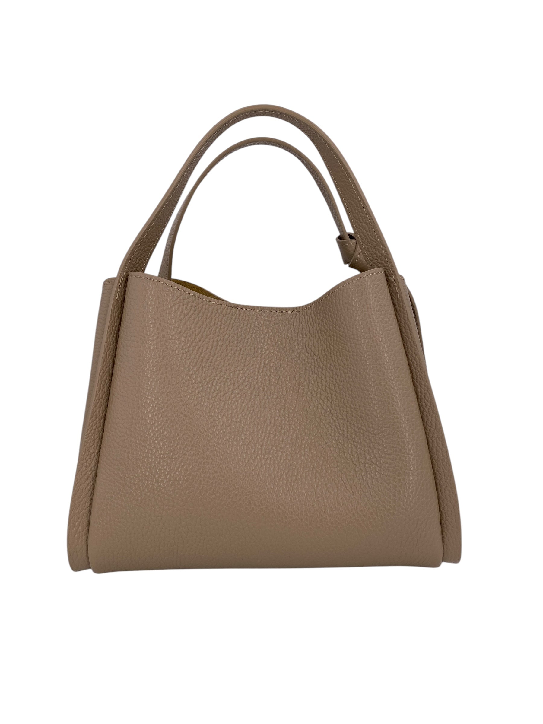 Colette – Women's handbag and shoulder bag in genuine Italian leather with double rigid handles