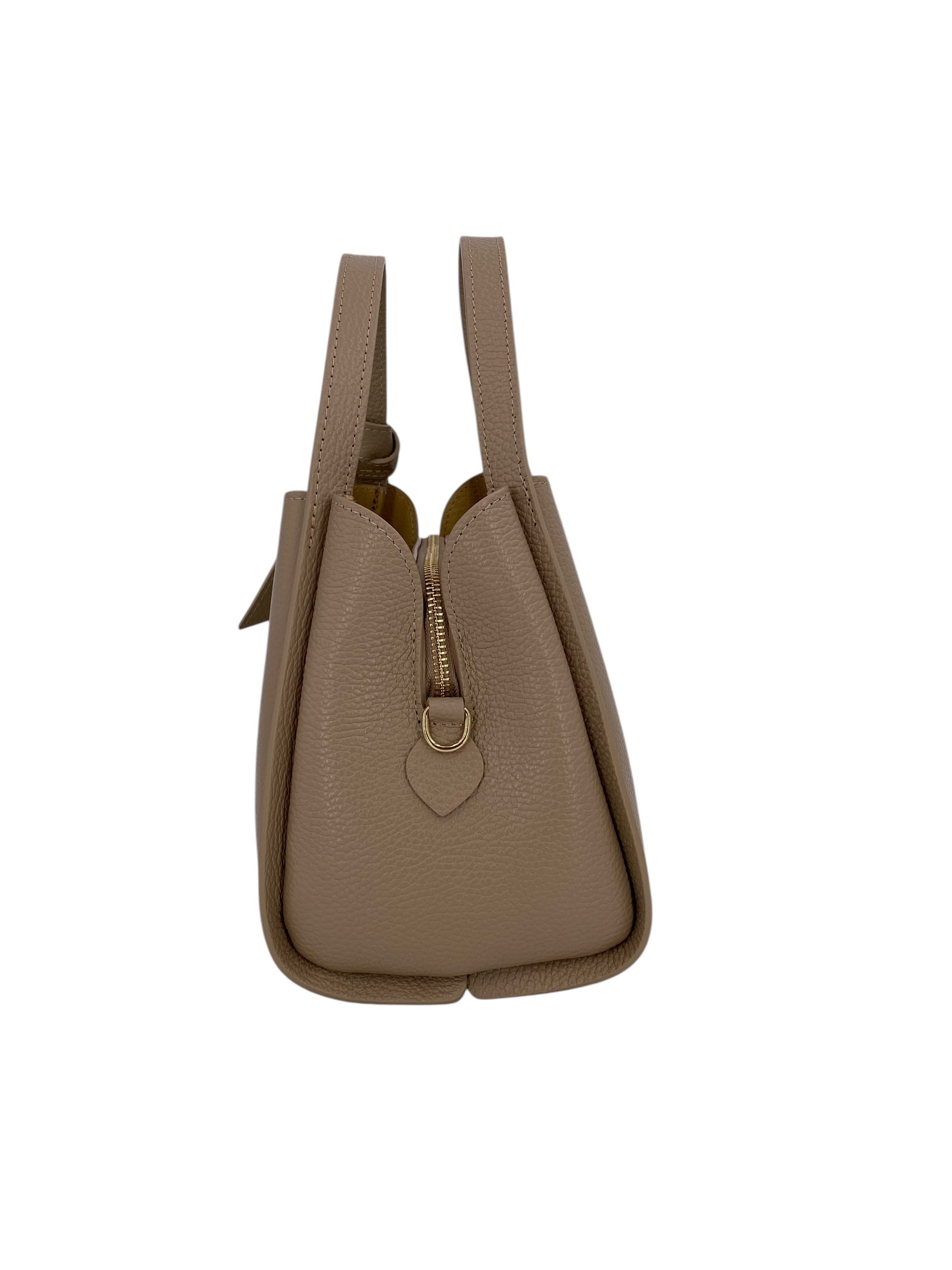 Colette – Women's handbag and shoulder bag in genuine Italian leather with double rigid handles