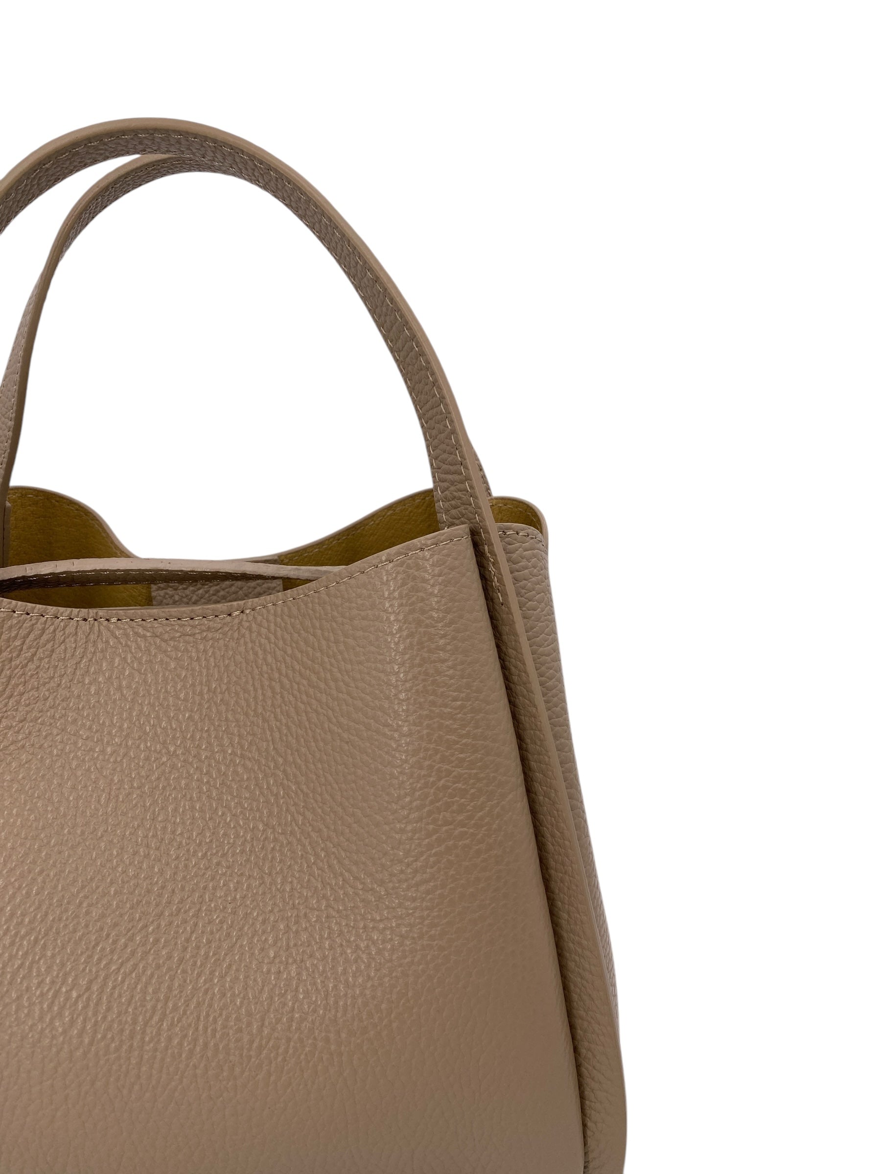 Colette – Women's handbag and shoulder bag in genuine Italian leather with double rigid handles