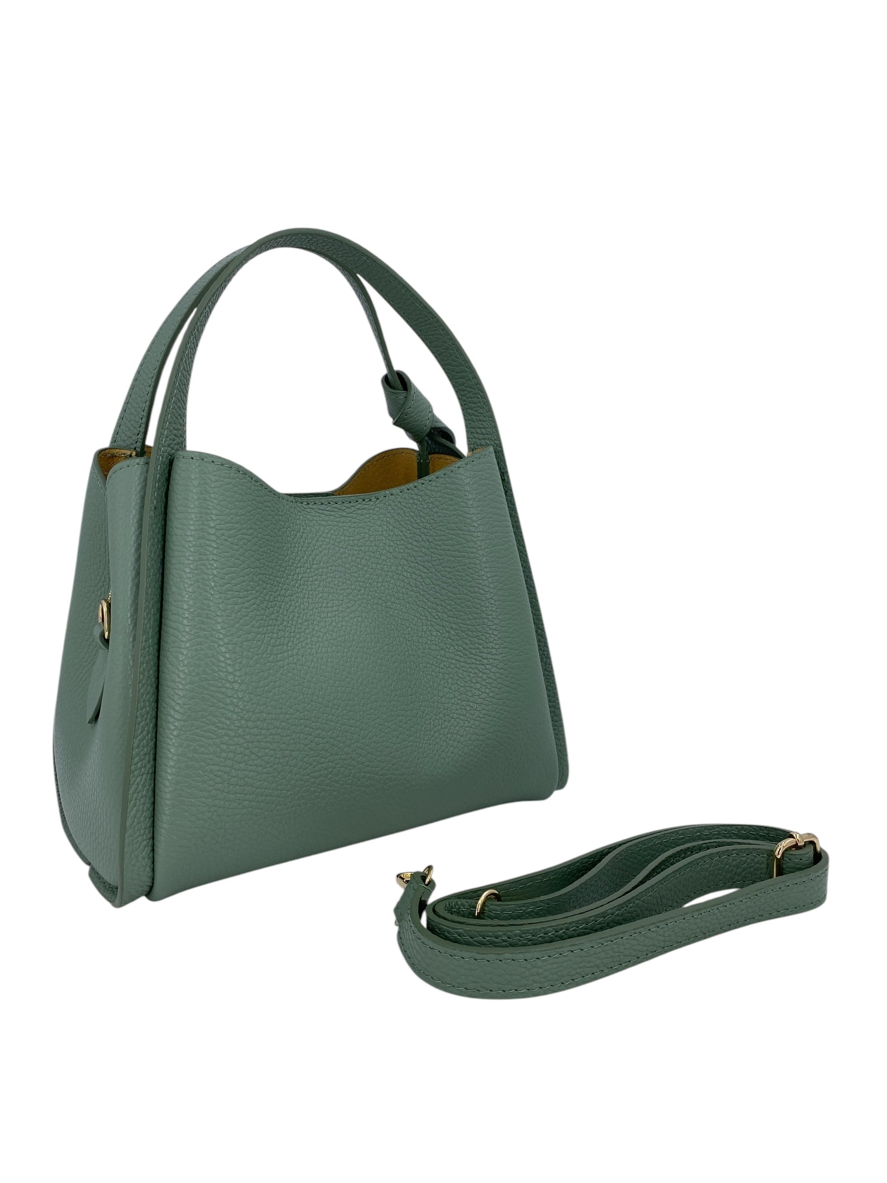 Colette – Women's handbag and shoulder bag in genuine Italian leather with double rigid handles