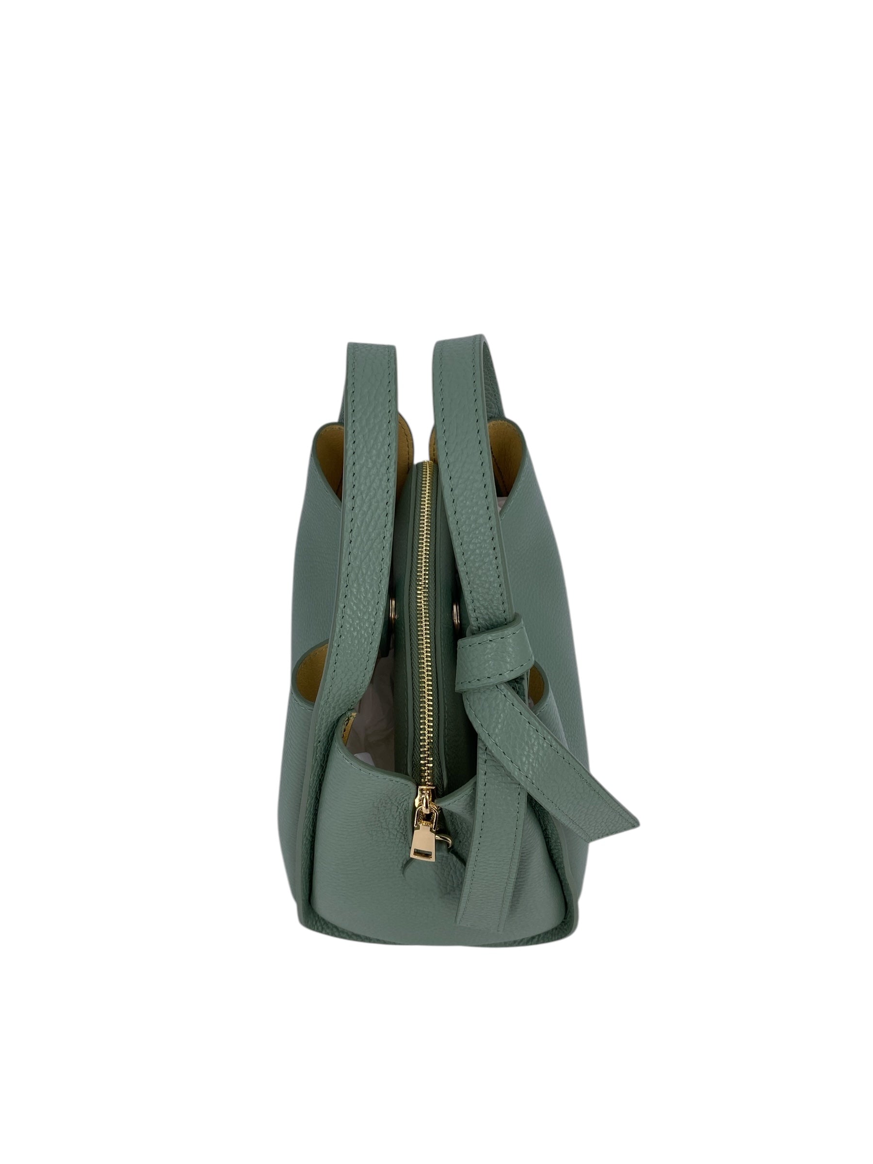 Colette – Women's handbag and shoulder bag in genuine Italian leather with double rigid handles