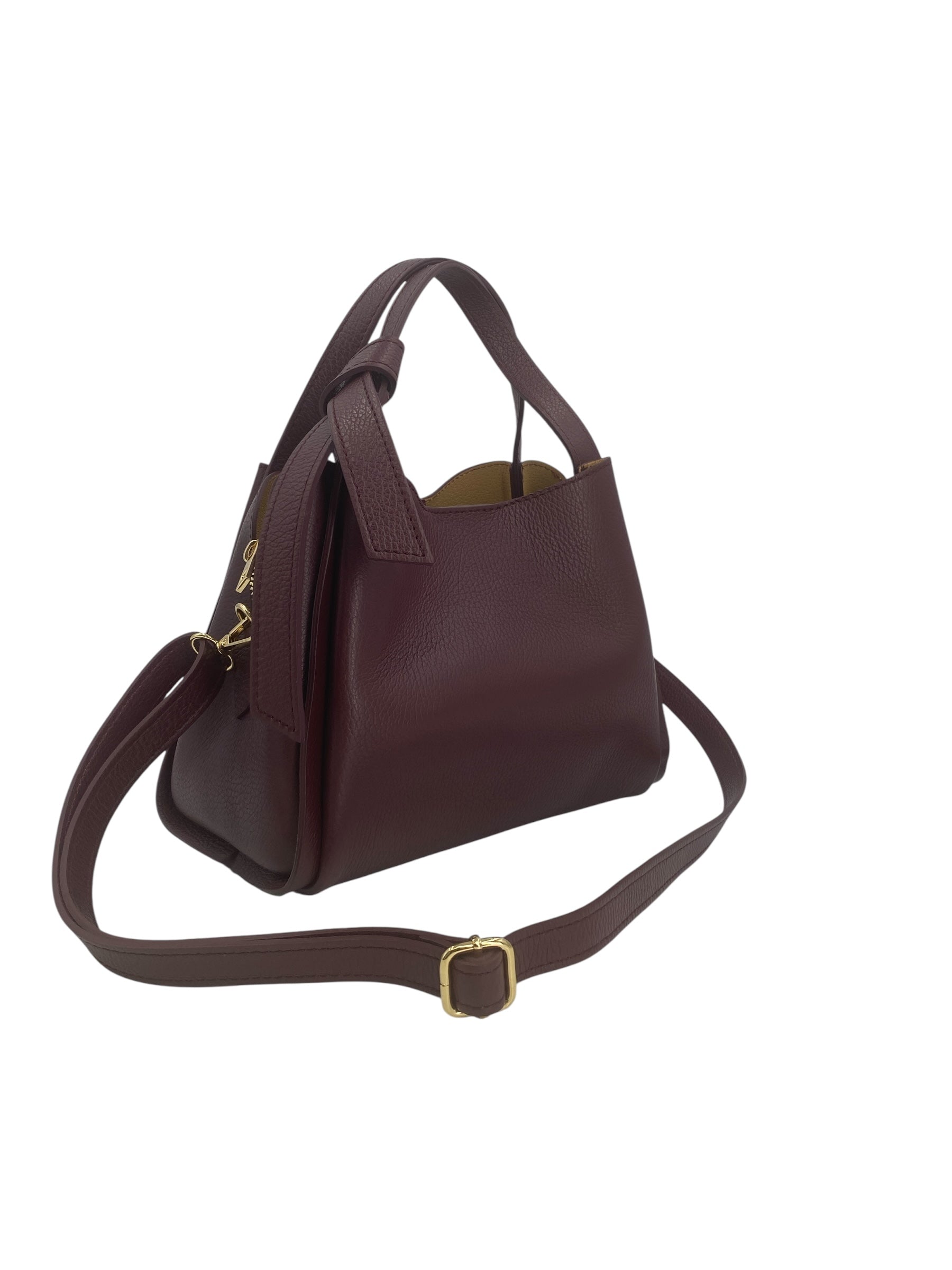 Colette – Women's handbag and shoulder bag in genuine Italian leather with double rigid handles