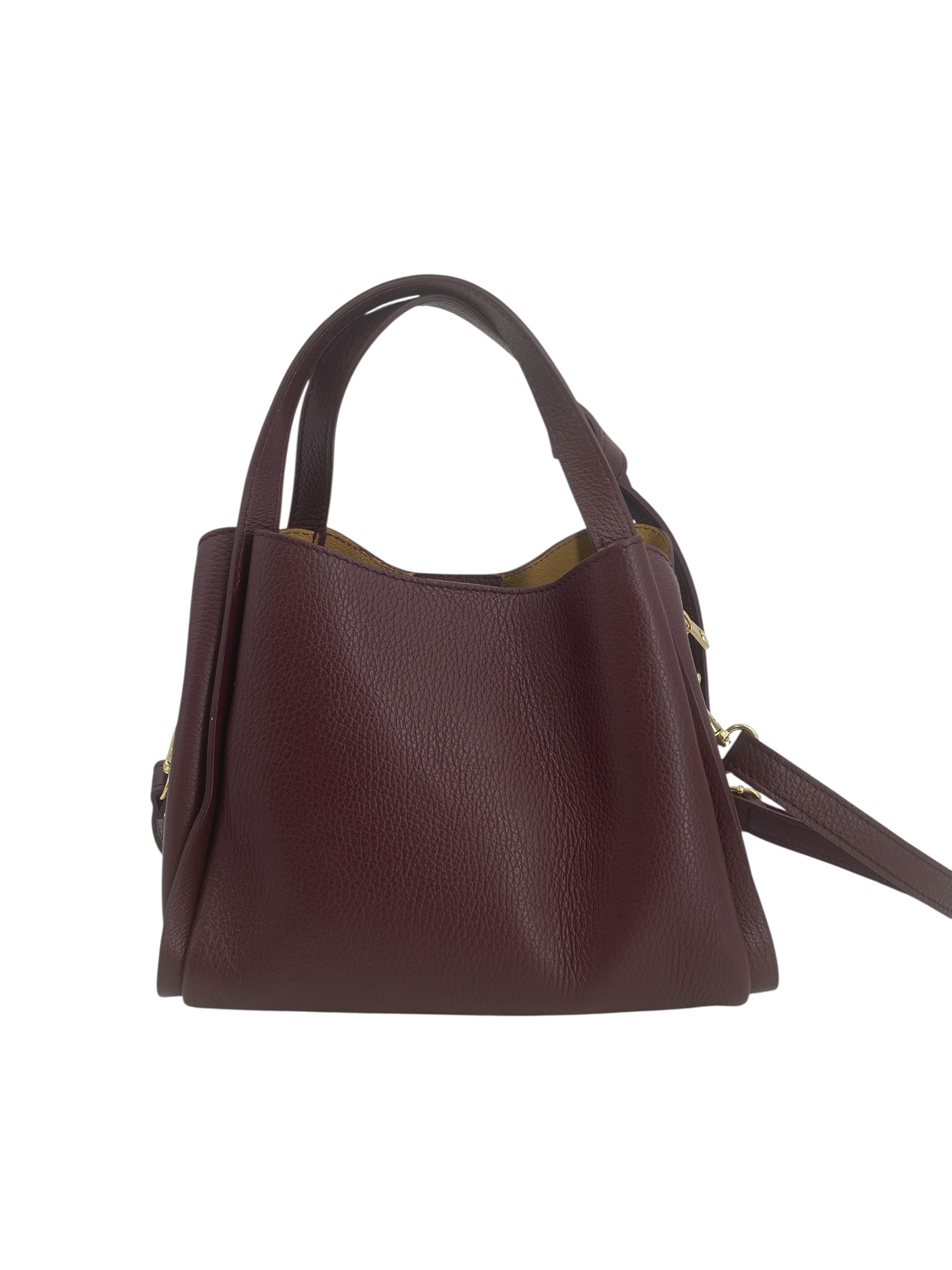 Colette – Women's handbag and shoulder bag in genuine Italian leather with double rigid handles