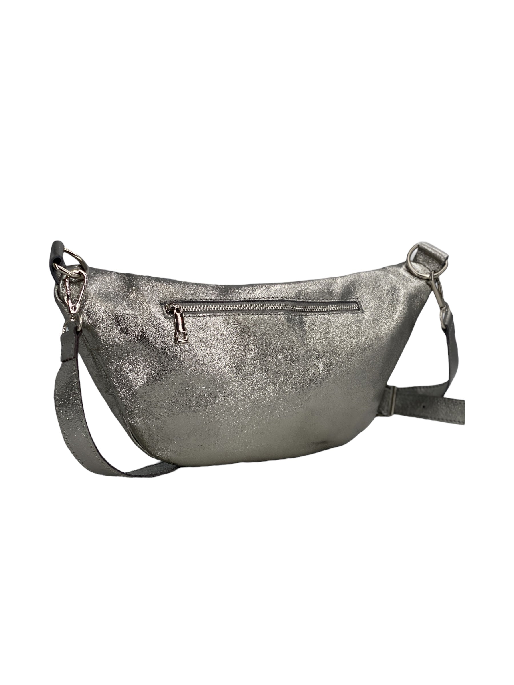 Paulette – Damen-Schulter- und Crossbody-Tasche aus echtem italienischen Kalbsleder mit geräumigem Innenraum