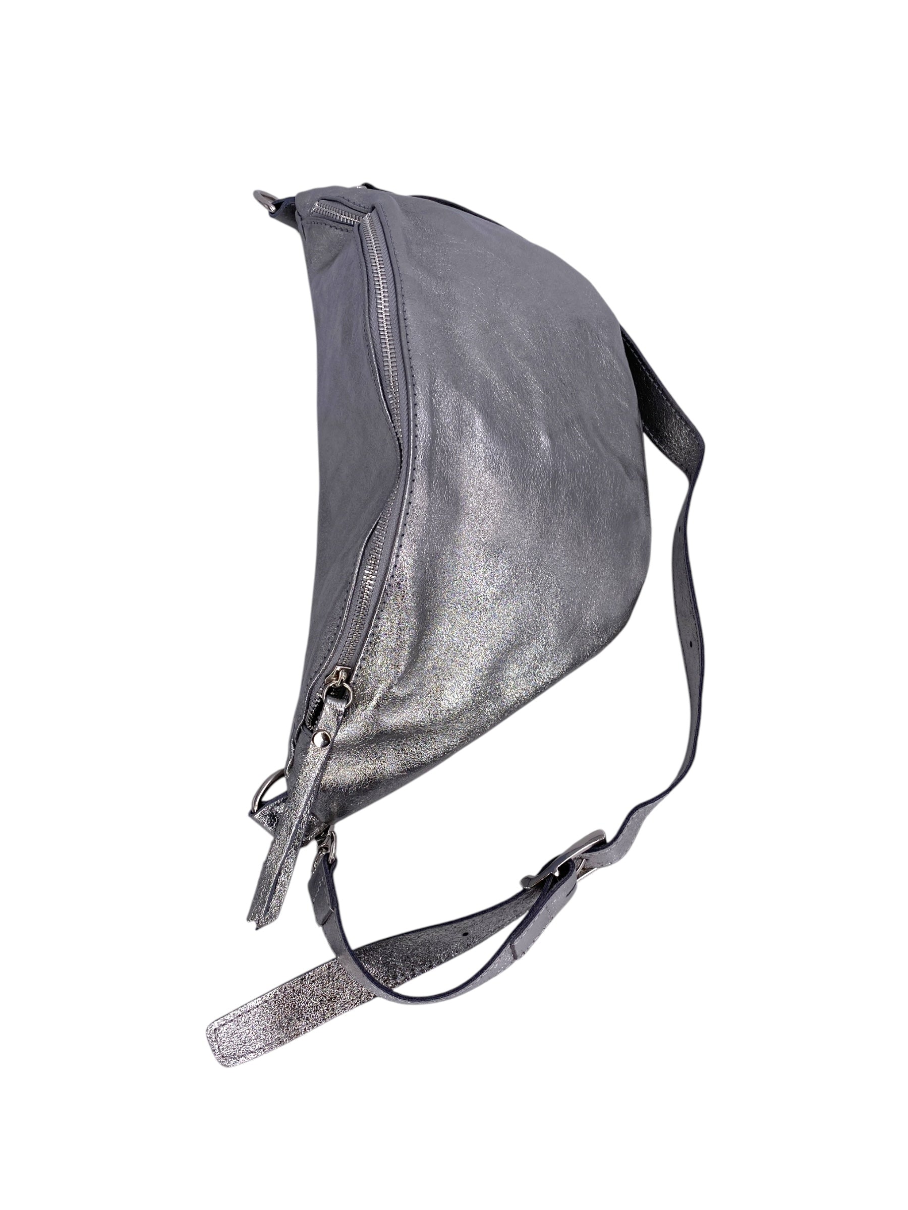 Paulette – Damen-Schulter- und Crossbody-Tasche aus echtem italienischen Kalbsleder mit geräumigem Innenraum