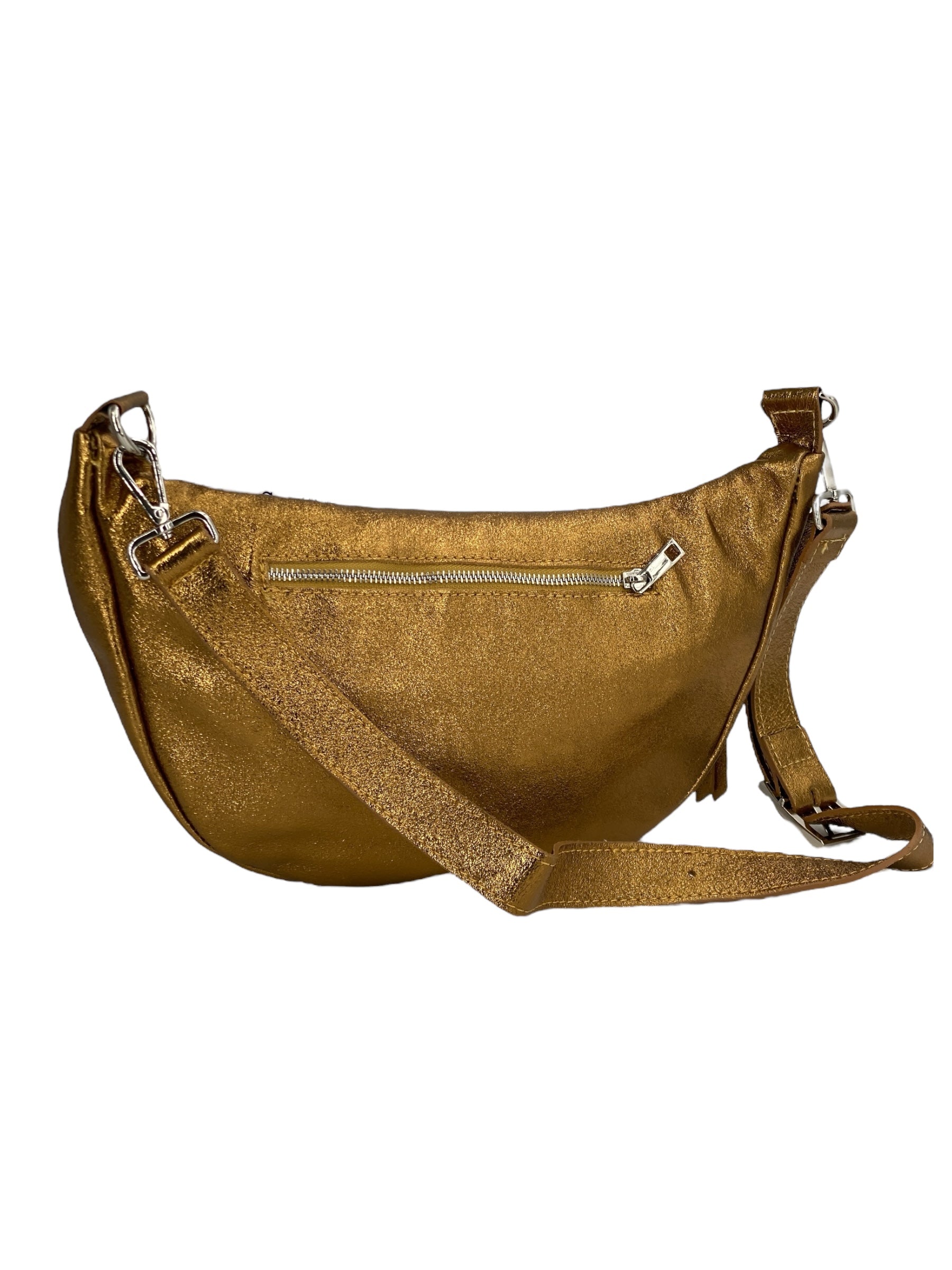 Paulette – Damen-Schulter- und Crossbody-Tasche aus echtem italienischen Kalbsleder mit geräumigem Innenraum