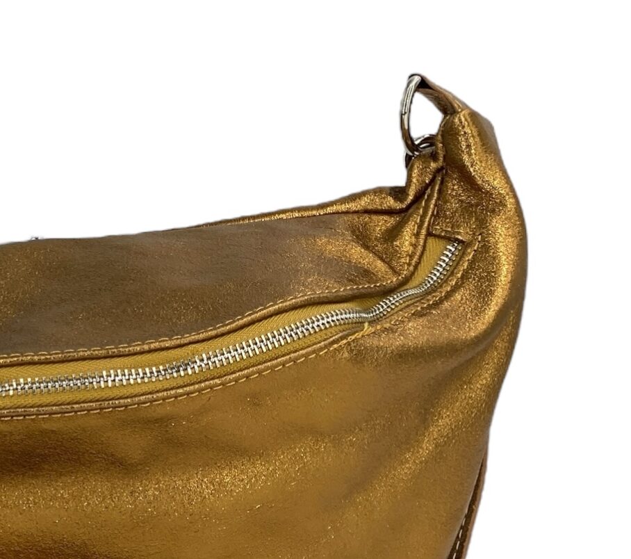 Paulette – Damen-Schulter- und Crossbody-Tasche aus echtem italienischen Kalbsleder mit geräumigem Innenraum