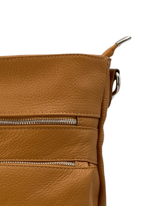Odette – Damenhandtasche, Schultertasche und Crossbody Bag aus echtem italienischen Leder mit verstärkten Nähten und organisiertem Innenraum