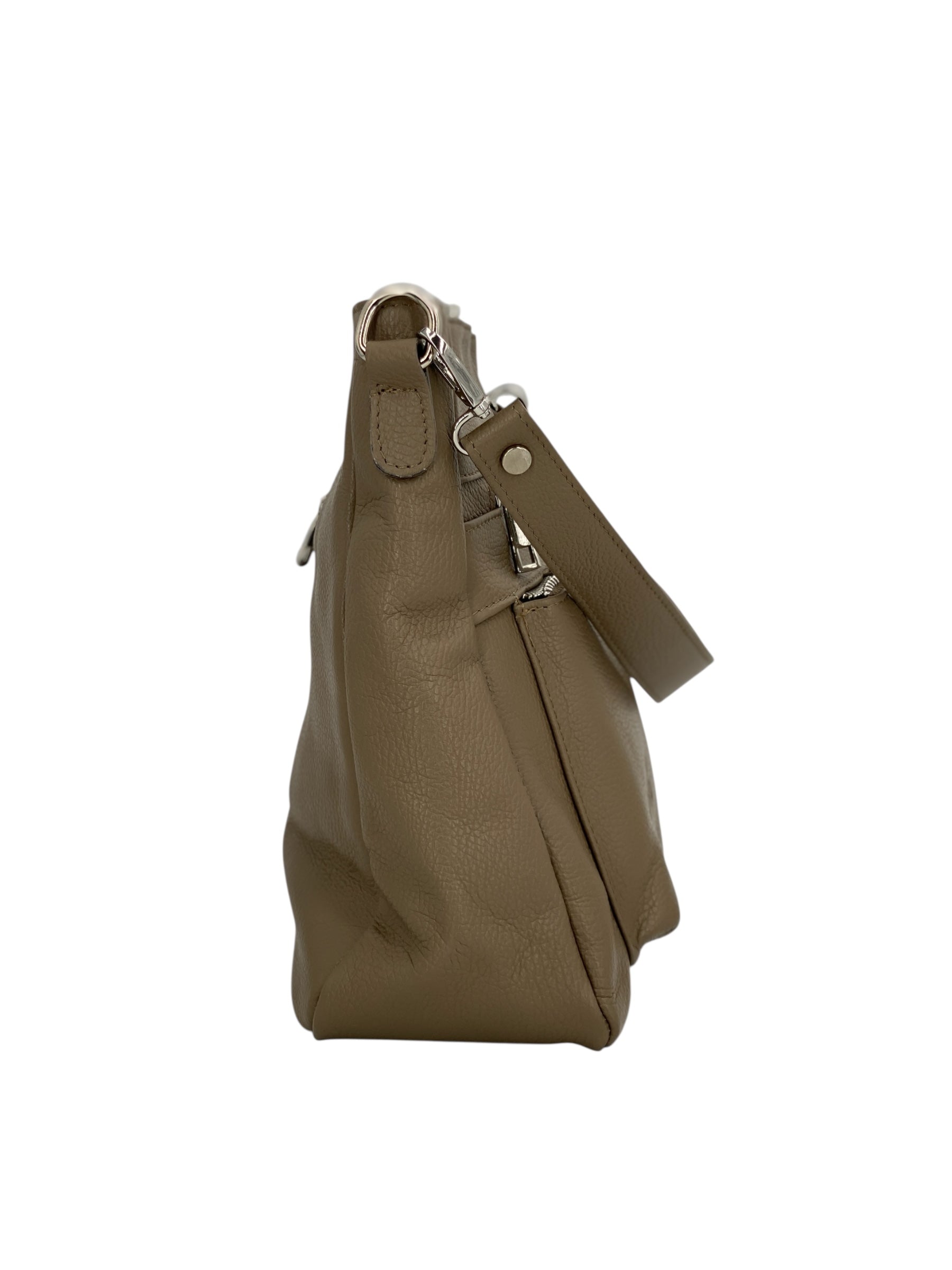 Odette – Damenhandtasche, Schultertasche und Crossbody Bag aus echtem italienischen Leder mit verstärkten Nähten und organisiertem Innenraum
