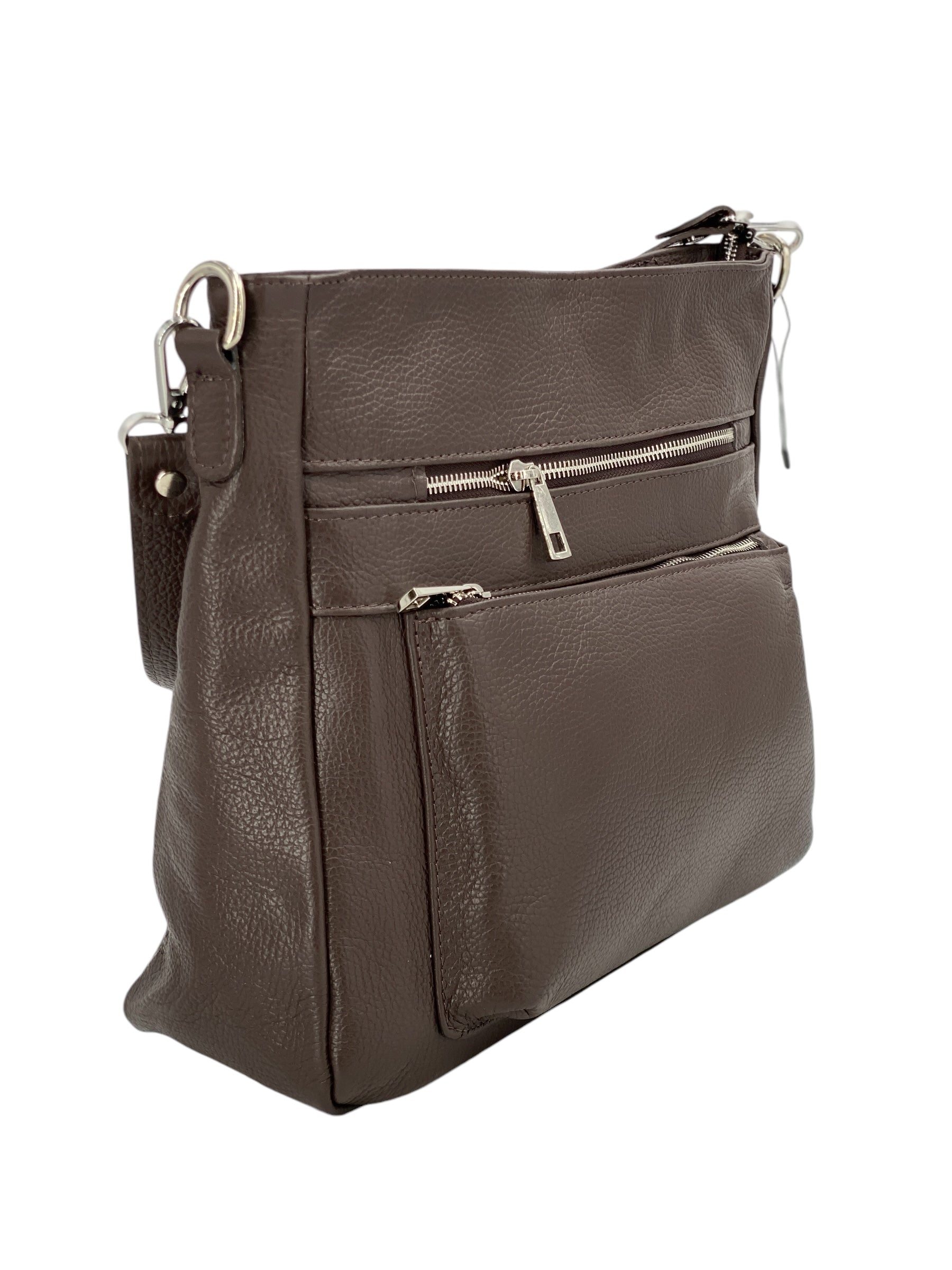 Odette – Damenhandtasche, Schultertasche und Crossbody Bag aus echtem italienischen Leder mit verstärkten Nähten und organisiertem Innenraum