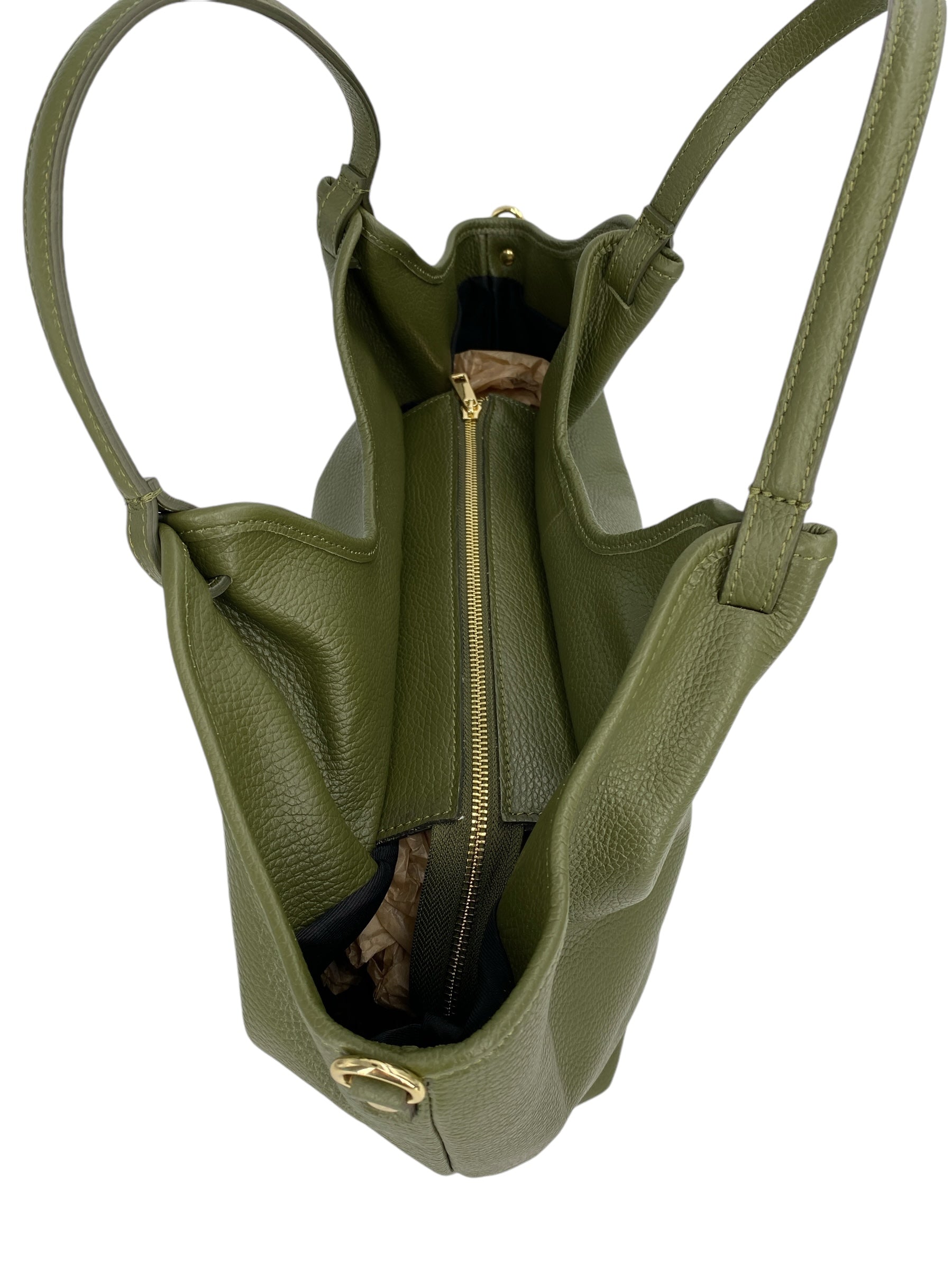 Sophie – Women's handbag, shoulder bag and crossbody bag in genuine Italian leather with large central compartment