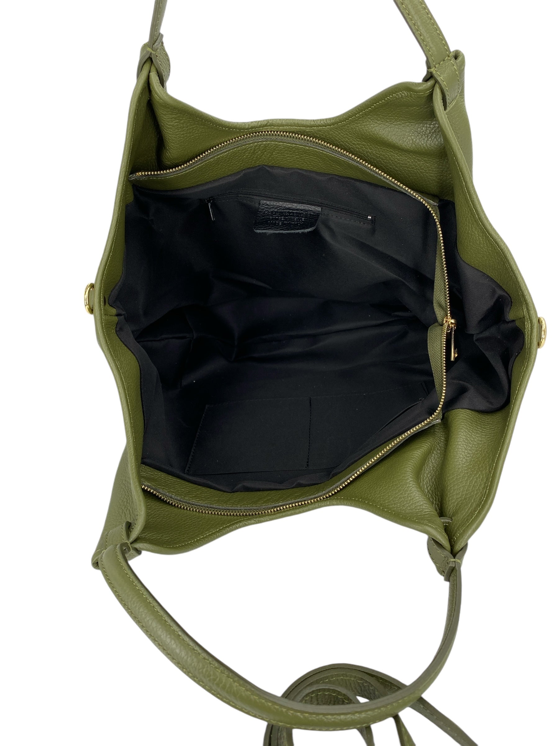 Sophie – Women's handbag, shoulder bag and crossbody bag in genuine Italian leather with large central compartment