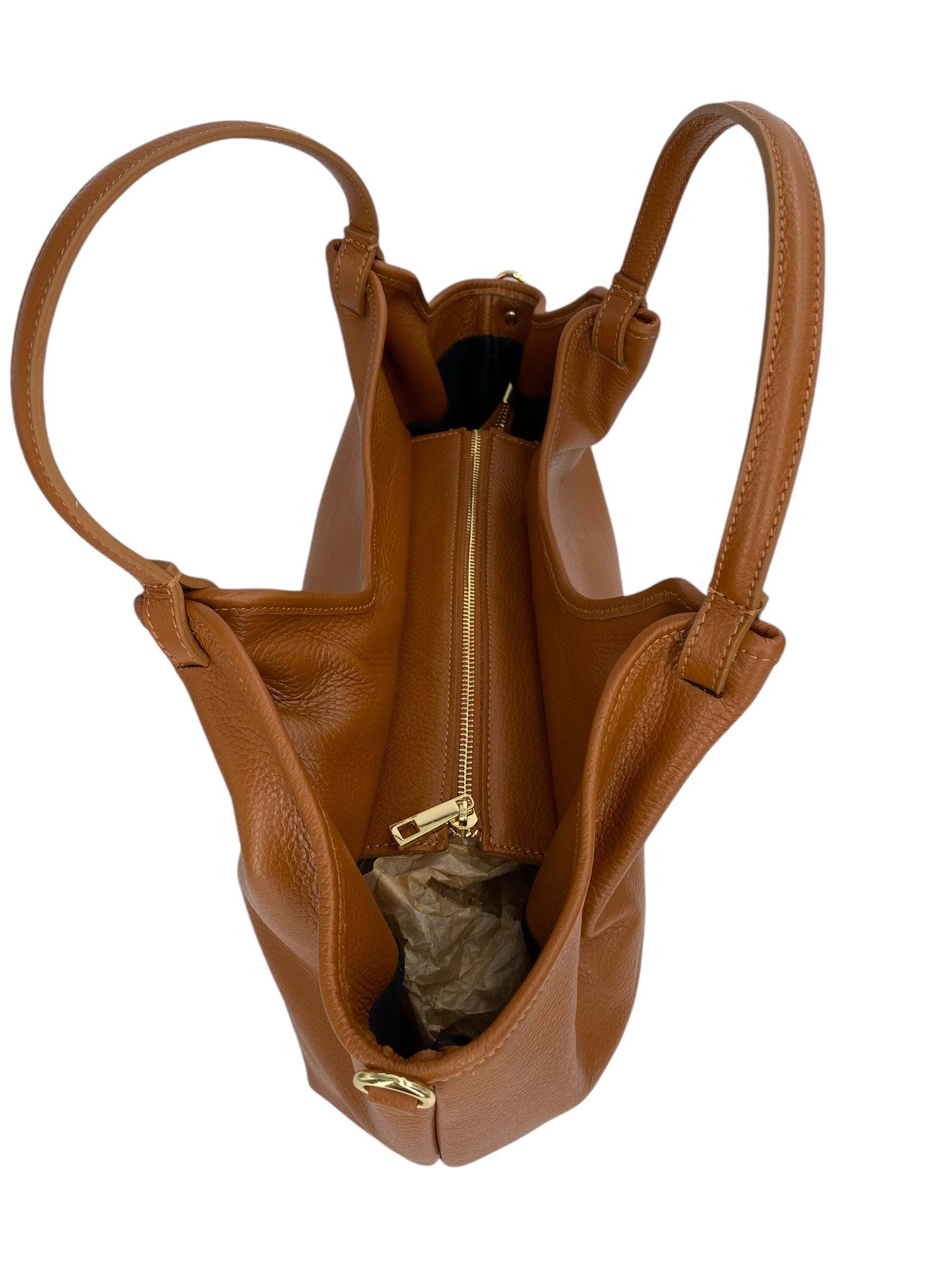 Sophie – Women's handbag, shoulder bag and crossbody bag in genuine Italian leather with large central compartment