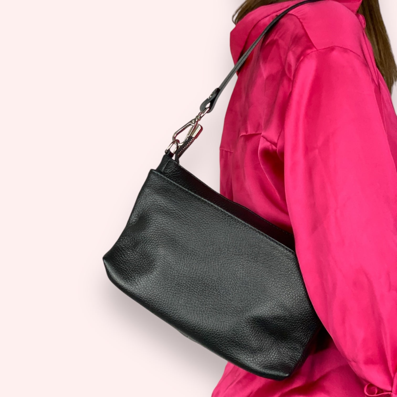 Catherine – Damen-Umhängetasche aus Leder mit verstellbarem Crossbody-Gurt