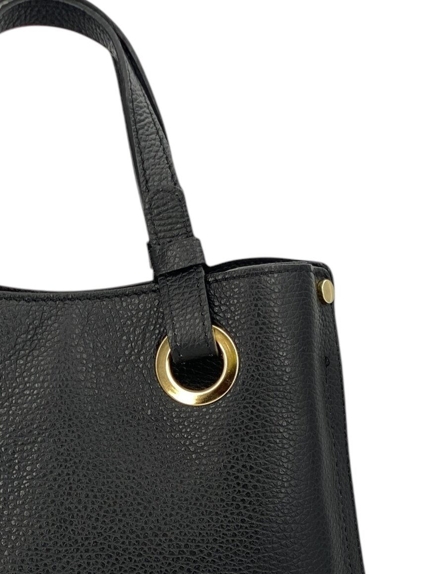 Delphine – Women's shoulder and handbag in genuine Italian leather with double reinforced short handles and removable adjustable shoulder strap