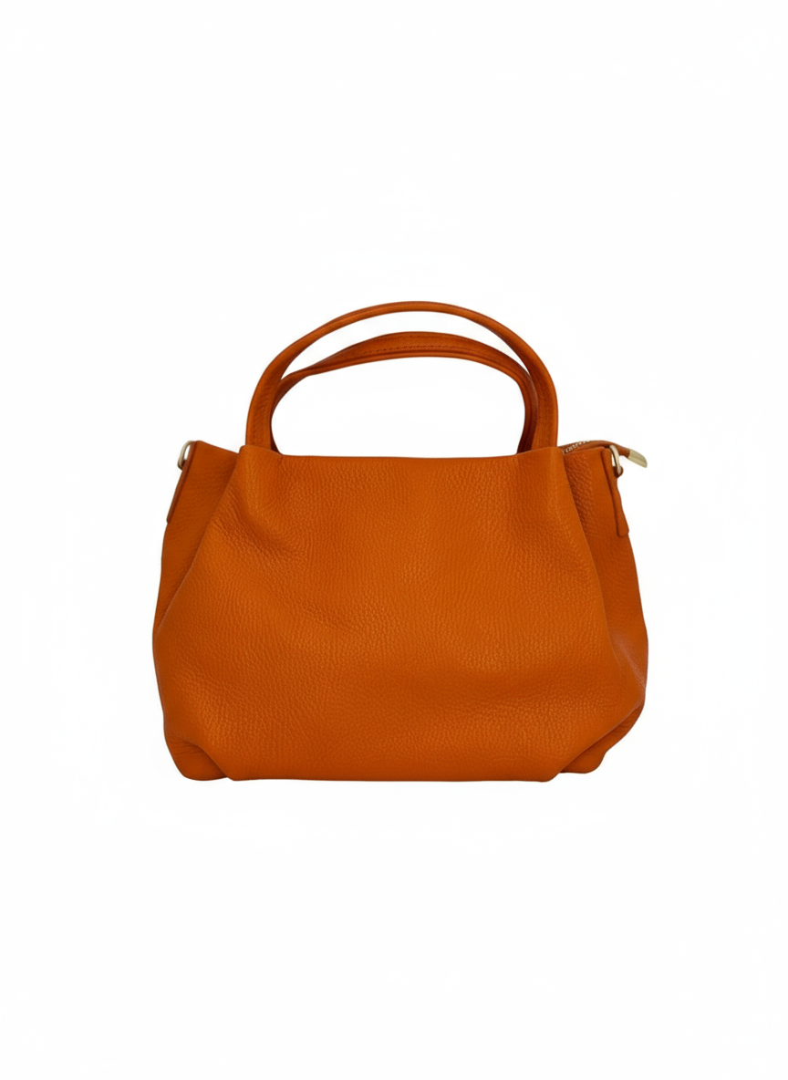 Cristine – Damen-Schulter- und Crossbody-Tasche aus echtem italienischen Kalbsleder