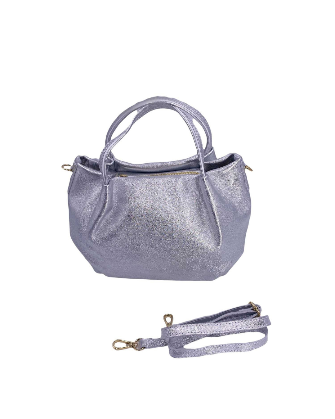 Cristine – Damen-Schulter- und Crossbody-Tasche aus echtem italienischen Kalbsleder