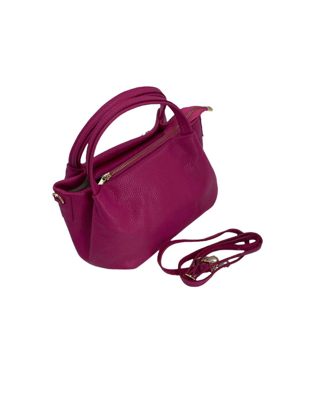 Cristine – Damen-Schulter- und Crossbody-Tasche aus echtem italienischen Kalbsleder