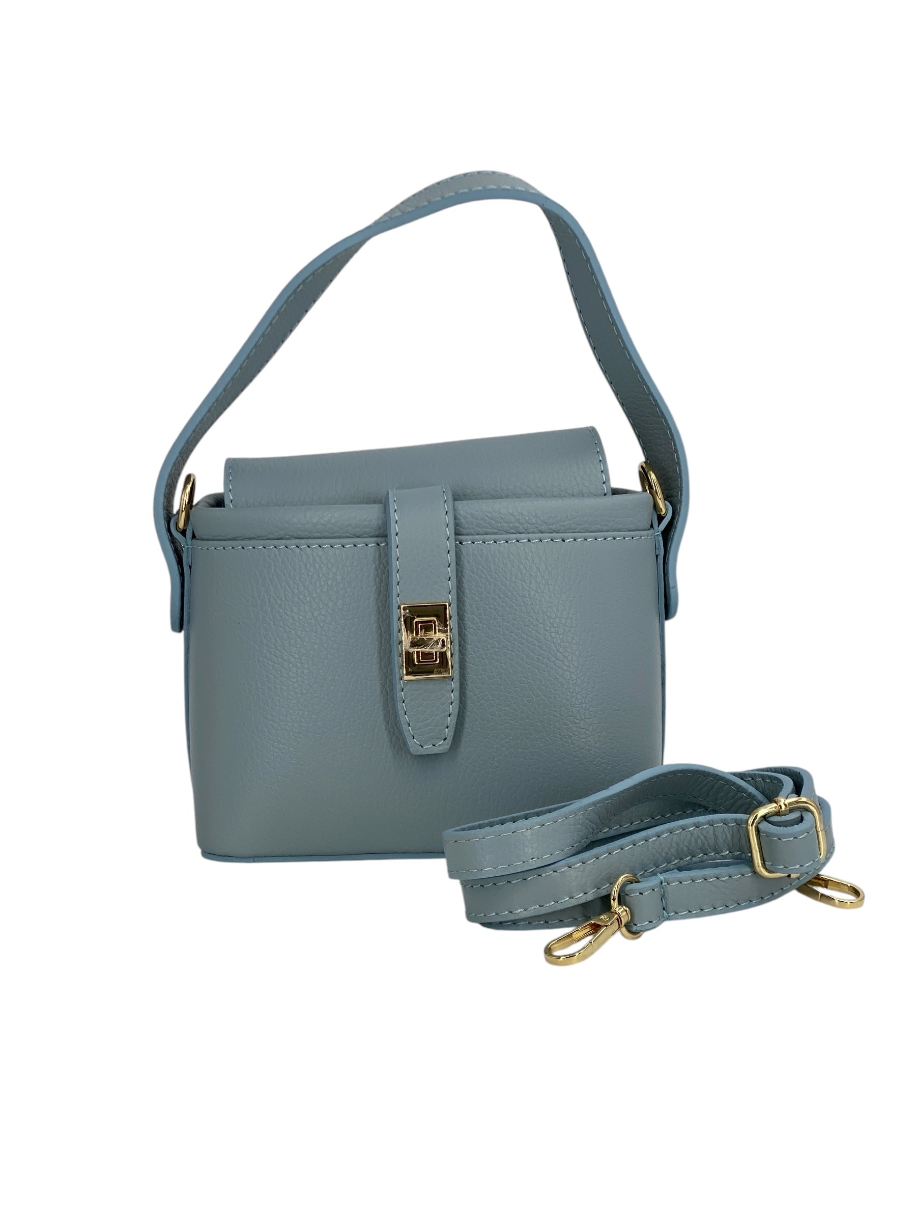 Vivienne – Damenhandtasche und Umhängetasche aus echtem italienischen Leder mit verstärktem Boden