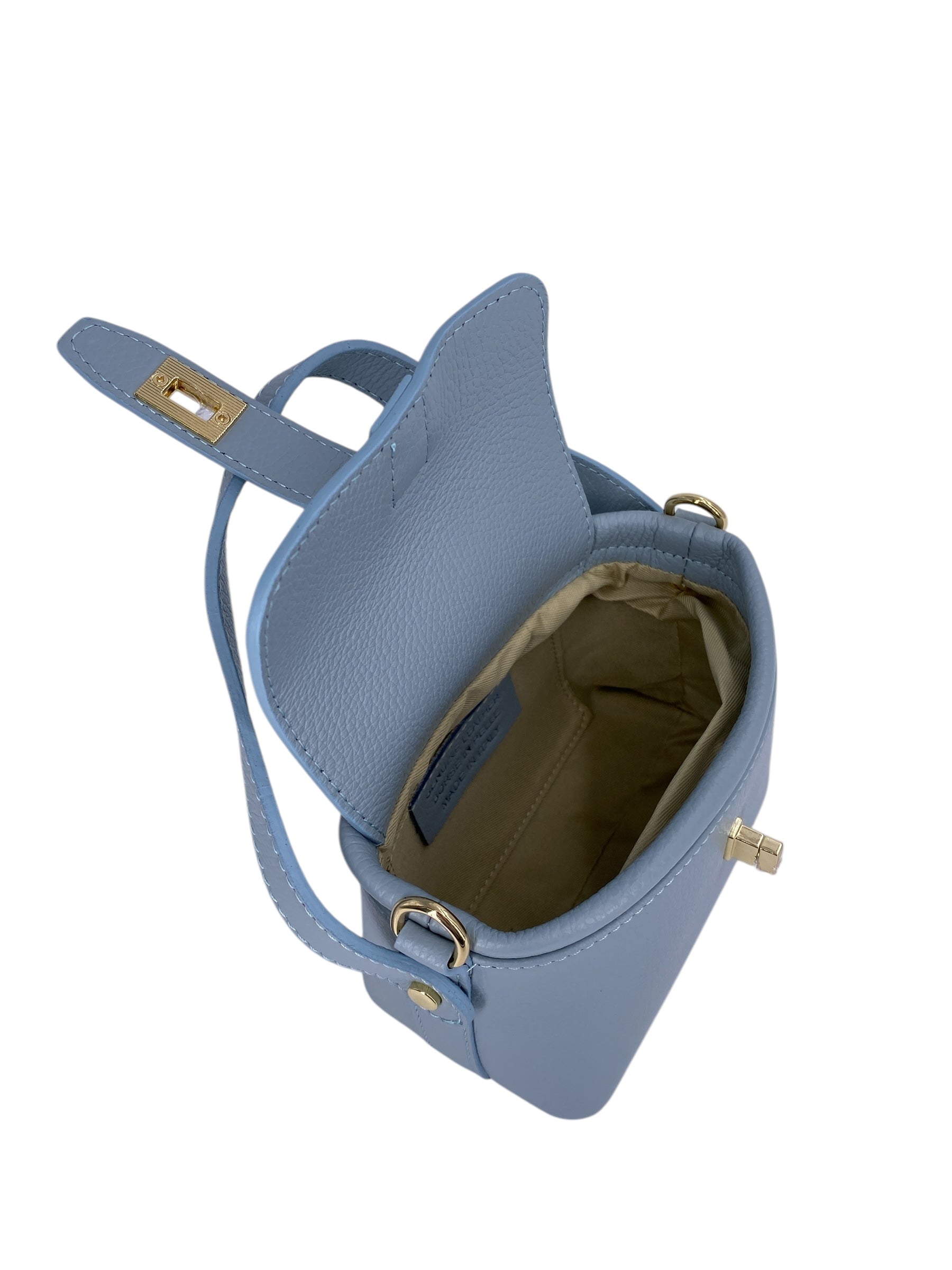 Vivienne – Damenhandtasche und Umhängetasche aus echtem italienischen Leder mit verstärktem Boden