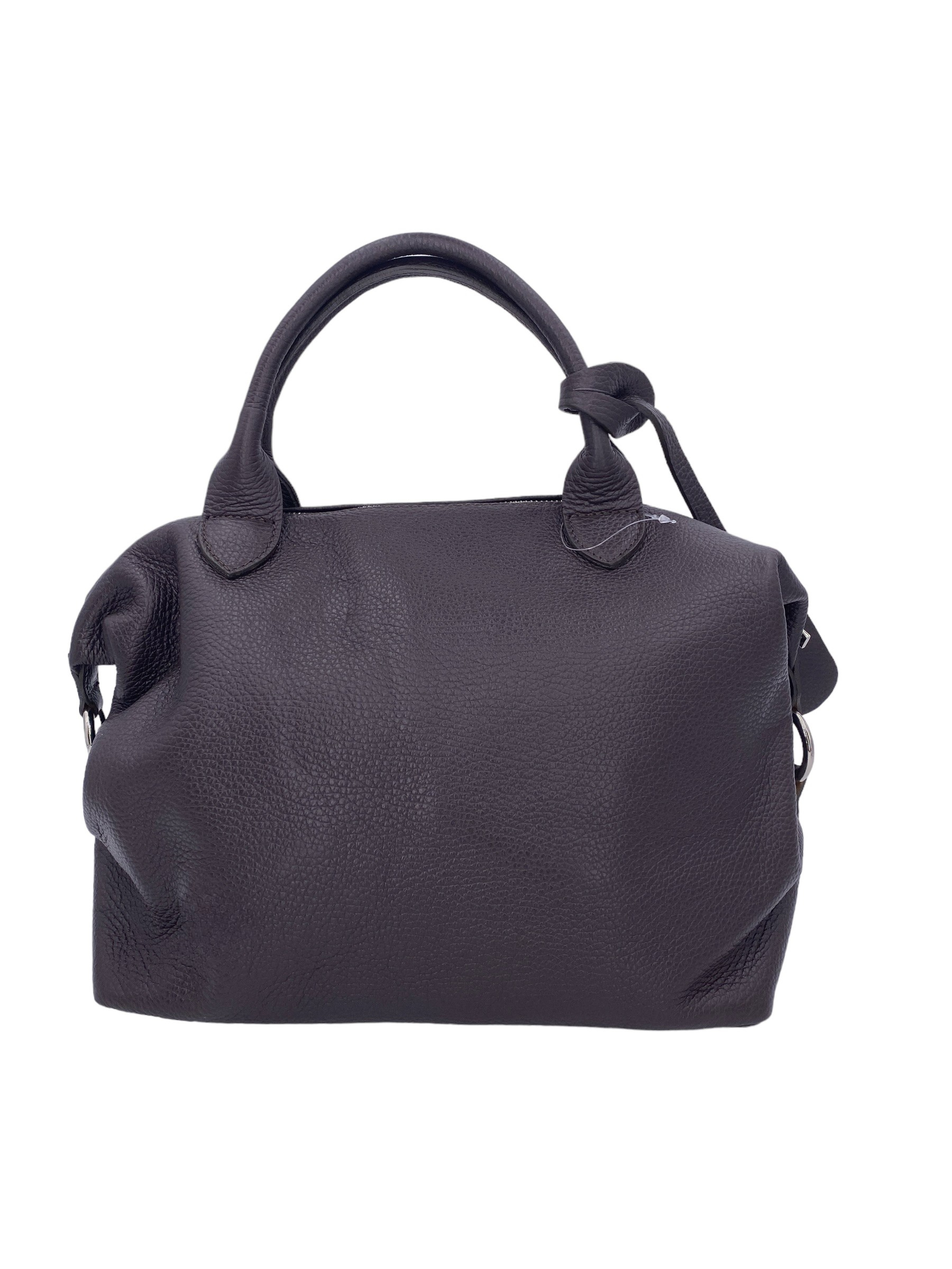 Eleonore – Damenhandtasche und Umhängetasche aus echtem italienischen Leder mit großem Mittelfach