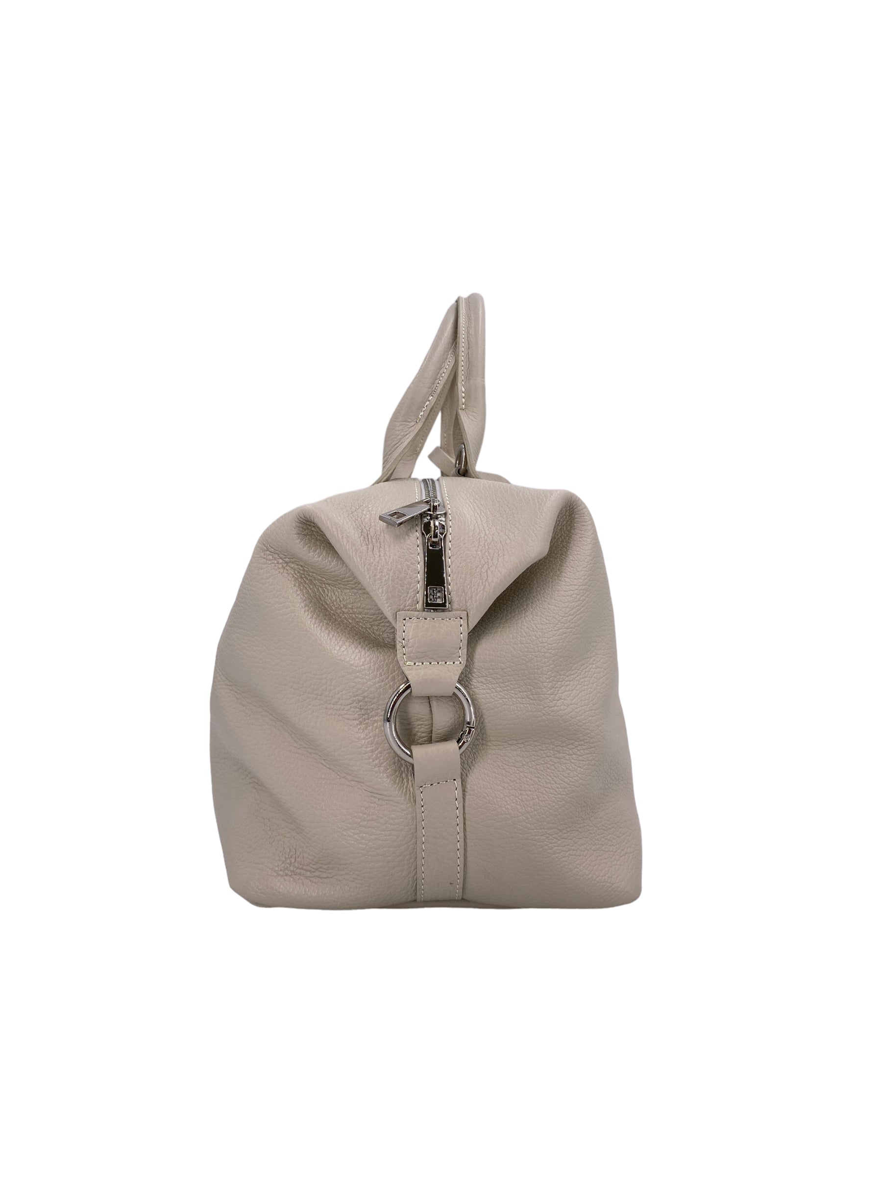 Eleonore – Damenhandtasche und Umhängetasche aus echtem italienischen Leder mit großem Mittelfach