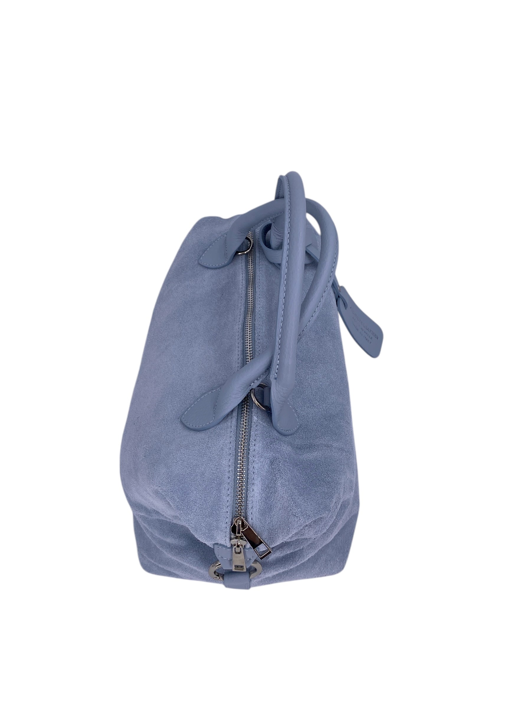 Eleonore – Damenhandtasche und Umhängetasche aus echtem italienischen Leder mit großem Mittelfach