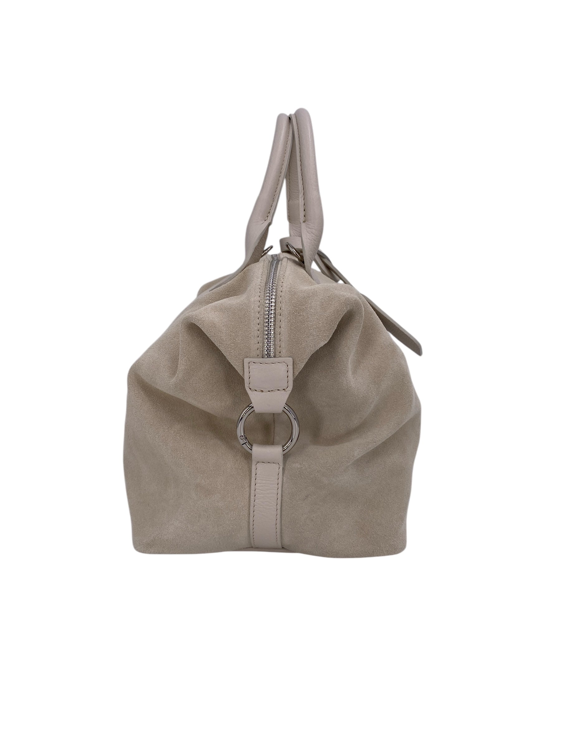 Eleonore – Damenhandtasche und Umhängetasche aus echtem italienischen Leder mit großem Mittelfach