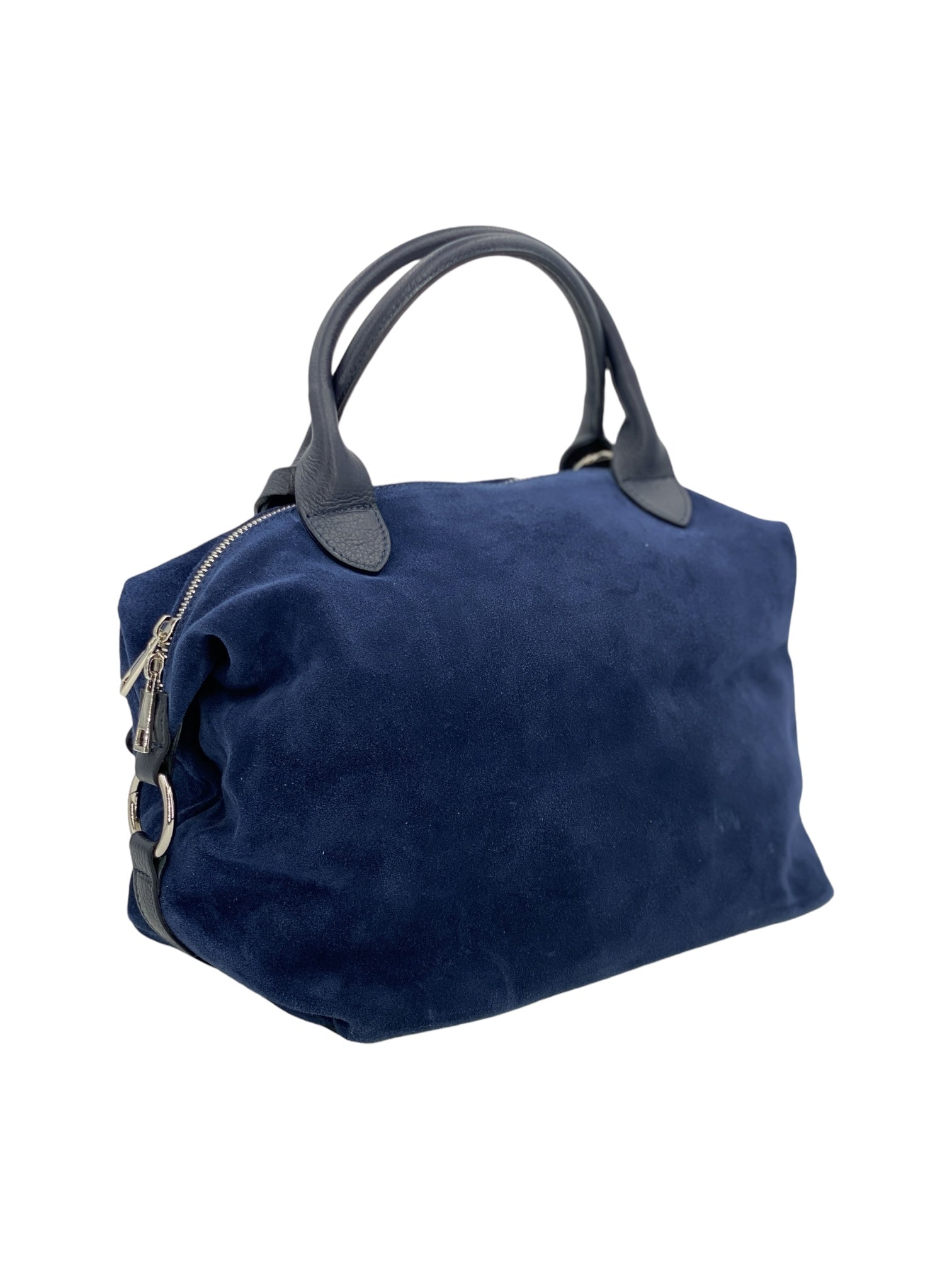 Eleonore – Damenhandtasche und Umhängetasche aus echtem italienischen Leder mit großem Mittelfach