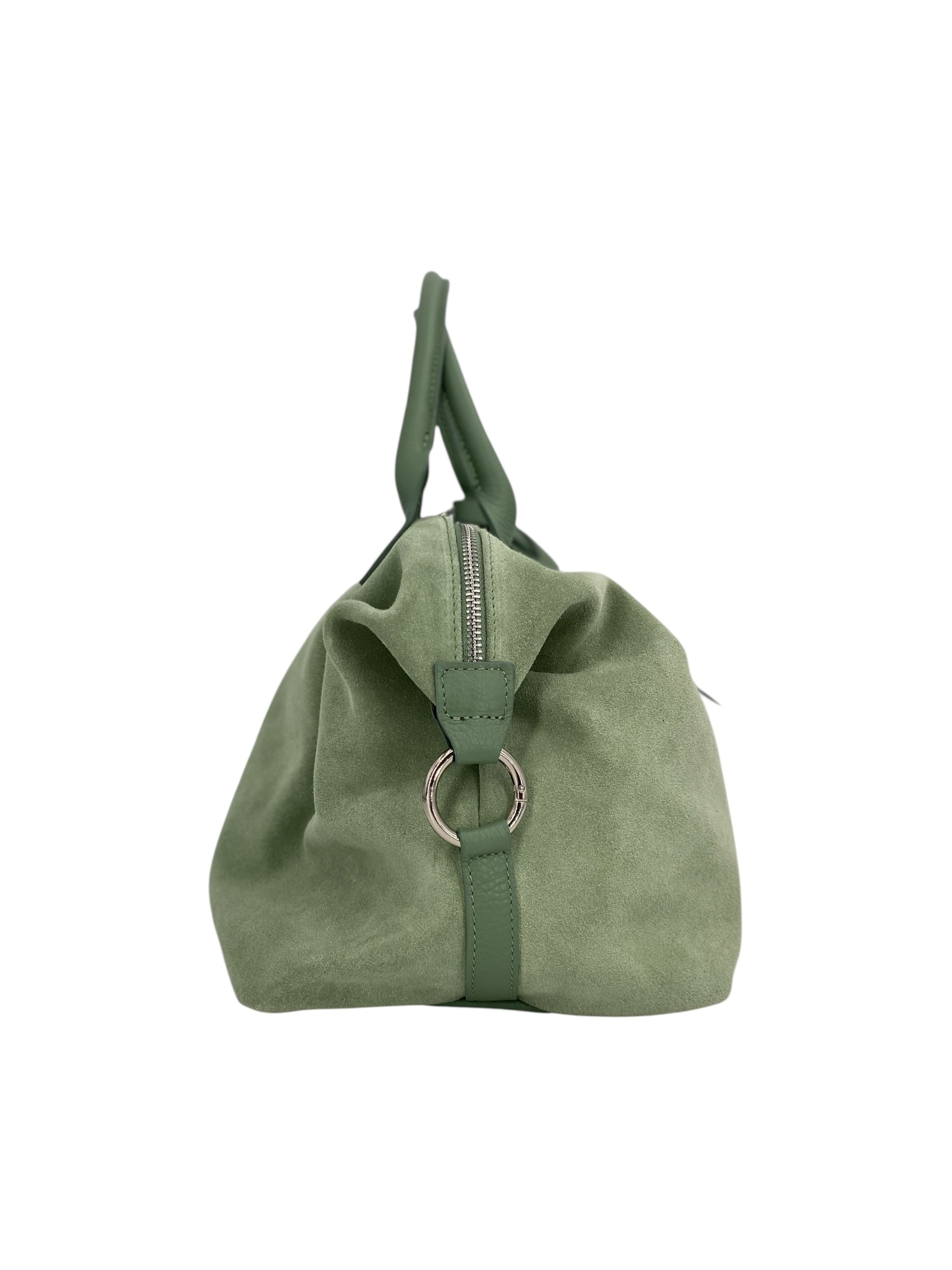 Eleonore – Damenhandtasche und Umhängetasche aus echtem italienischen Leder mit großem Mittelfach