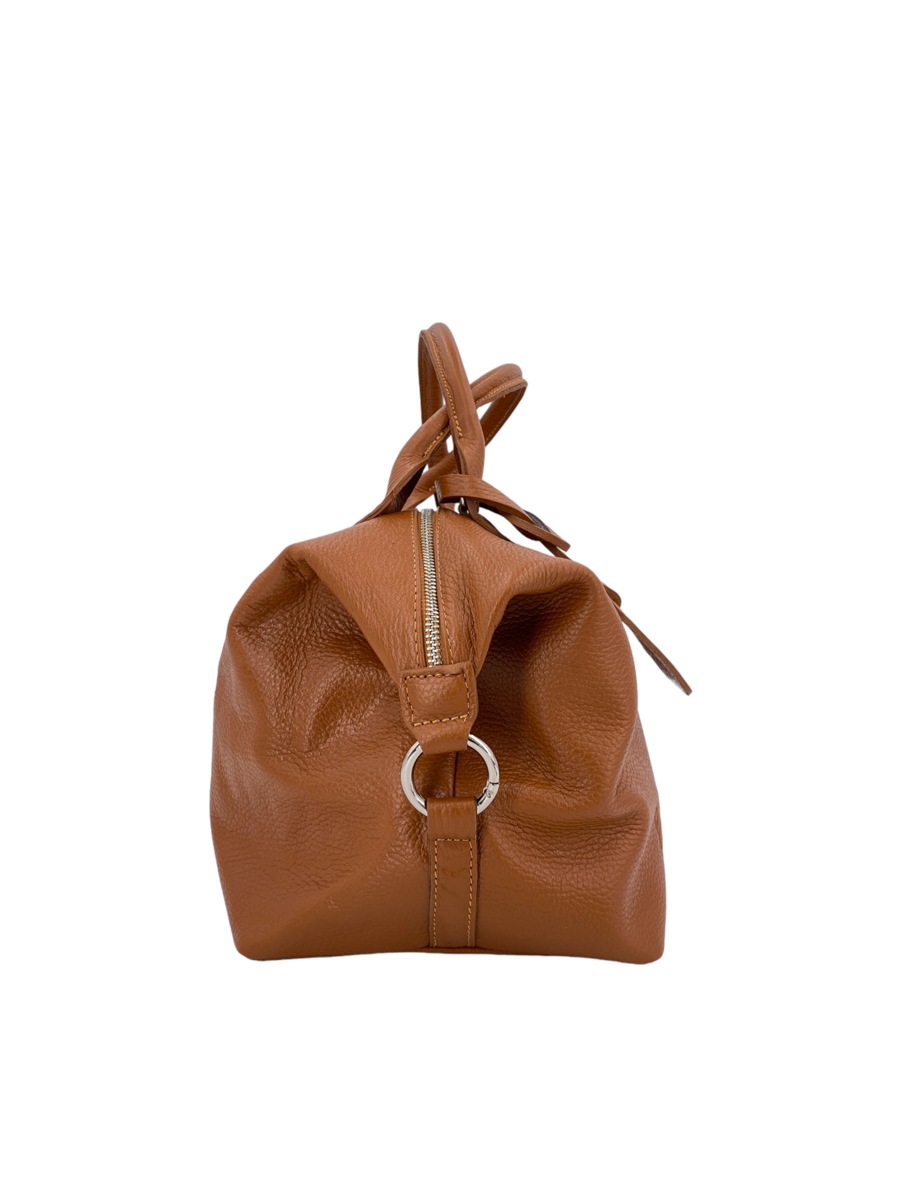 Eleonore – Damenhandtasche und Umhängetasche aus echtem italienischen Leder mit großem Mittelfach
