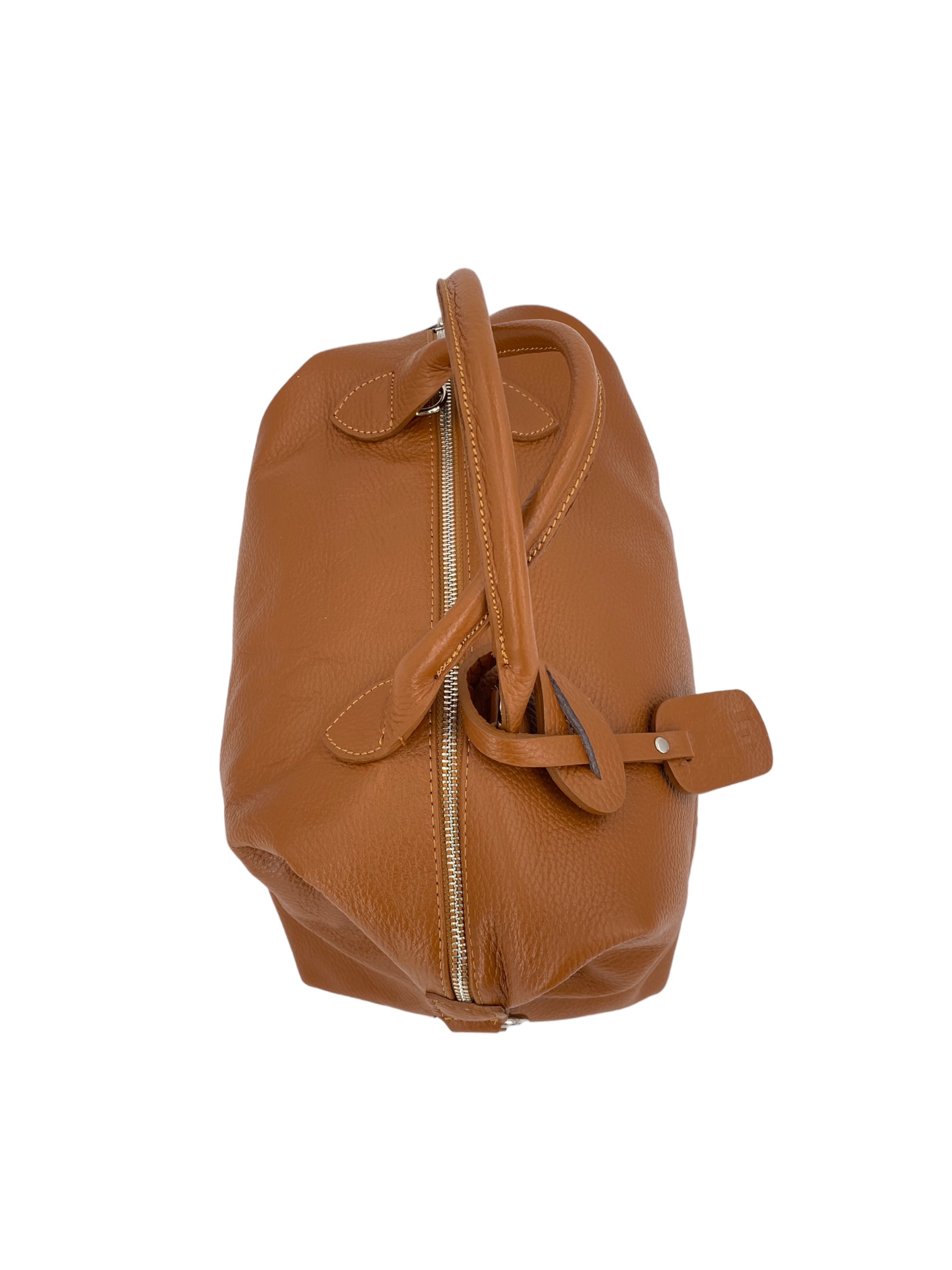Eleonore – Damenhandtasche und Umhängetasche aus echtem italienischen Leder mit großem Mittelfach
