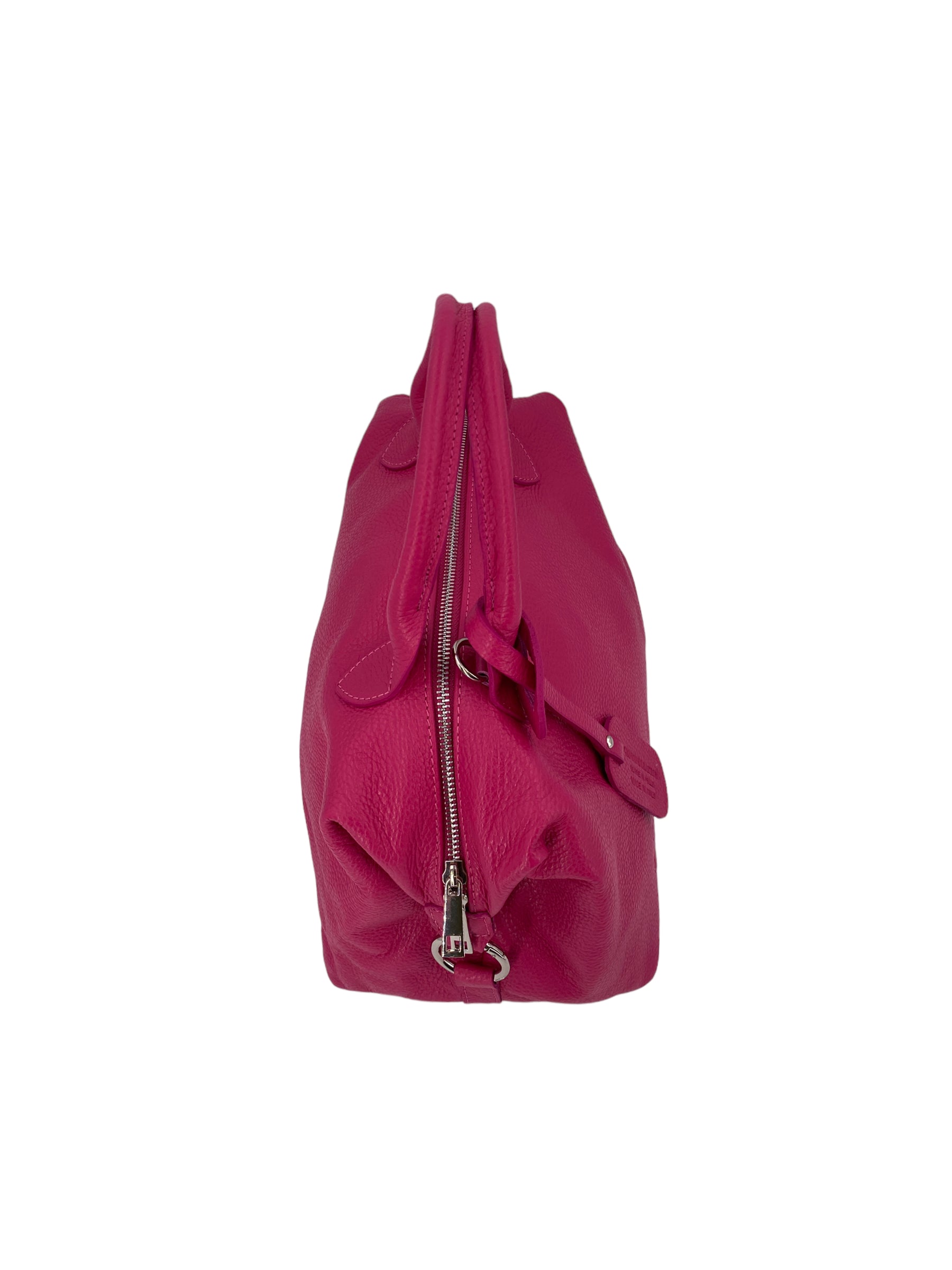 Eleonore – Damenhandtasche und Umhängetasche aus echtem italienischen Leder mit großem Mittelfach