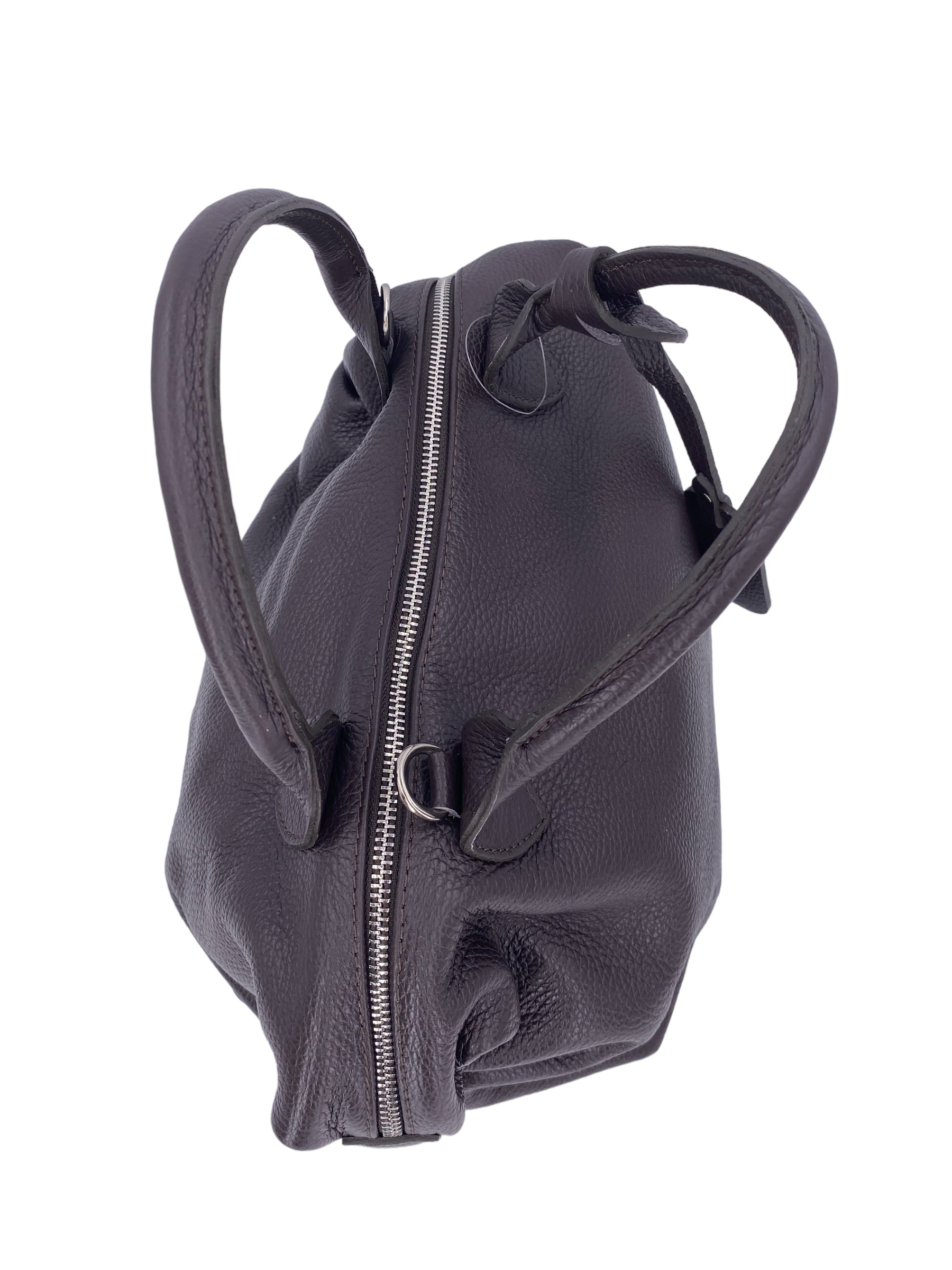 Eleonore – Damenhandtasche und Umhängetasche aus echtem italienischen Leder mit großem Mittelfach